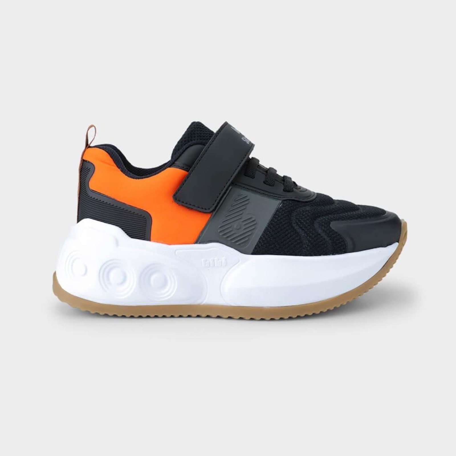 Vista 2 Infantil - Tênis de Rodinhas Bibi Skatenis com Laranja 30 Calçados Bibi preto Calçados Bibi preto
