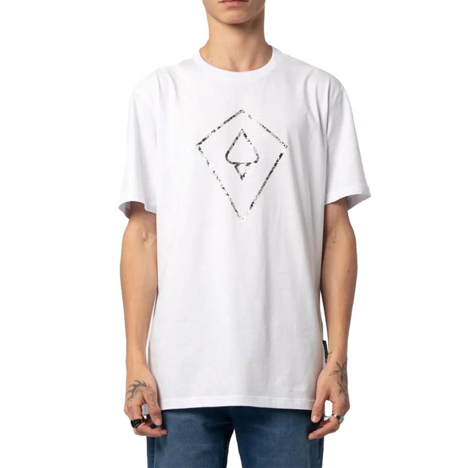 Camiseta MCD Pipa Espada Desgaste SM25 Masculina Branco