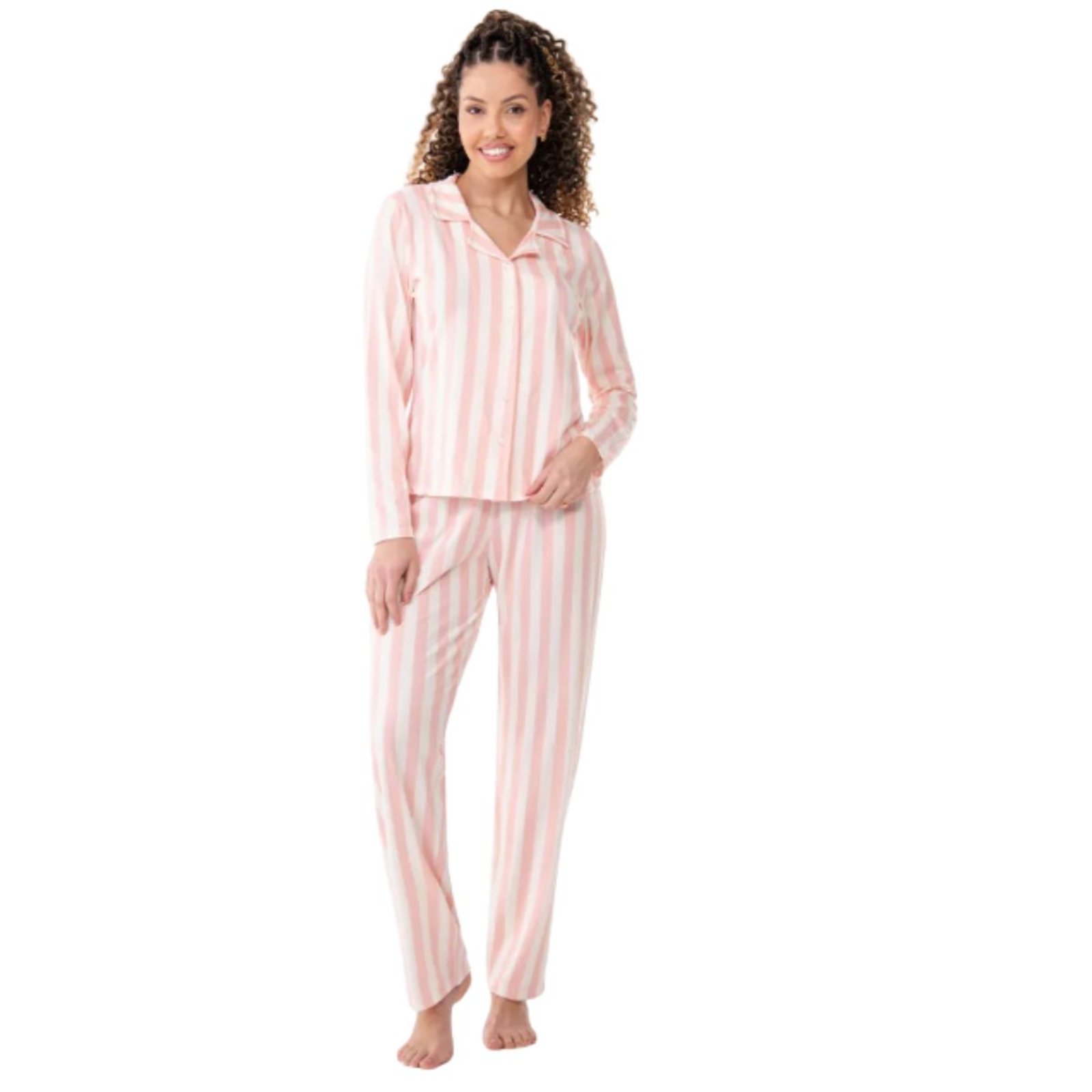 Pijama Americano Feminino de Inverno Zee Rucci