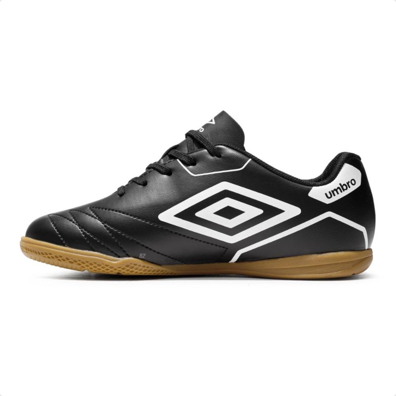 Vista 3 Chuteira Futsal Umbro Manchester Jr preto Umbro preto