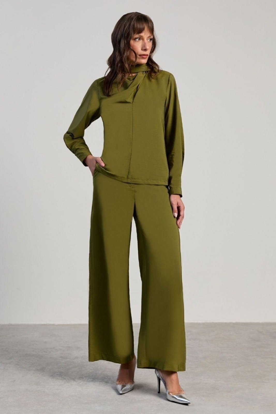 Blusa Com Faixa Ritmi Studio Verde