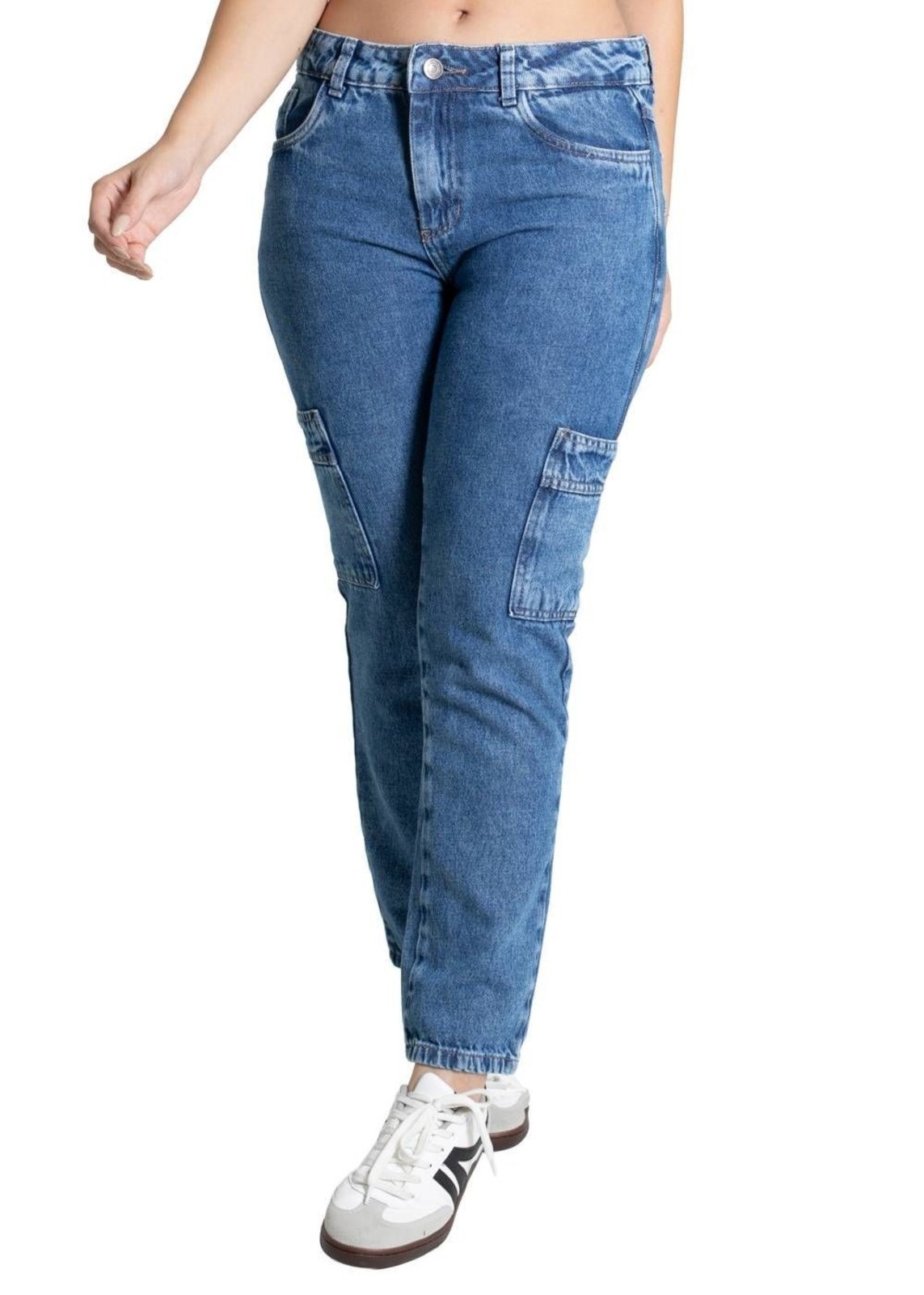 Calça Jeans Sawary Cargo – 280223 – Azul – Sawary