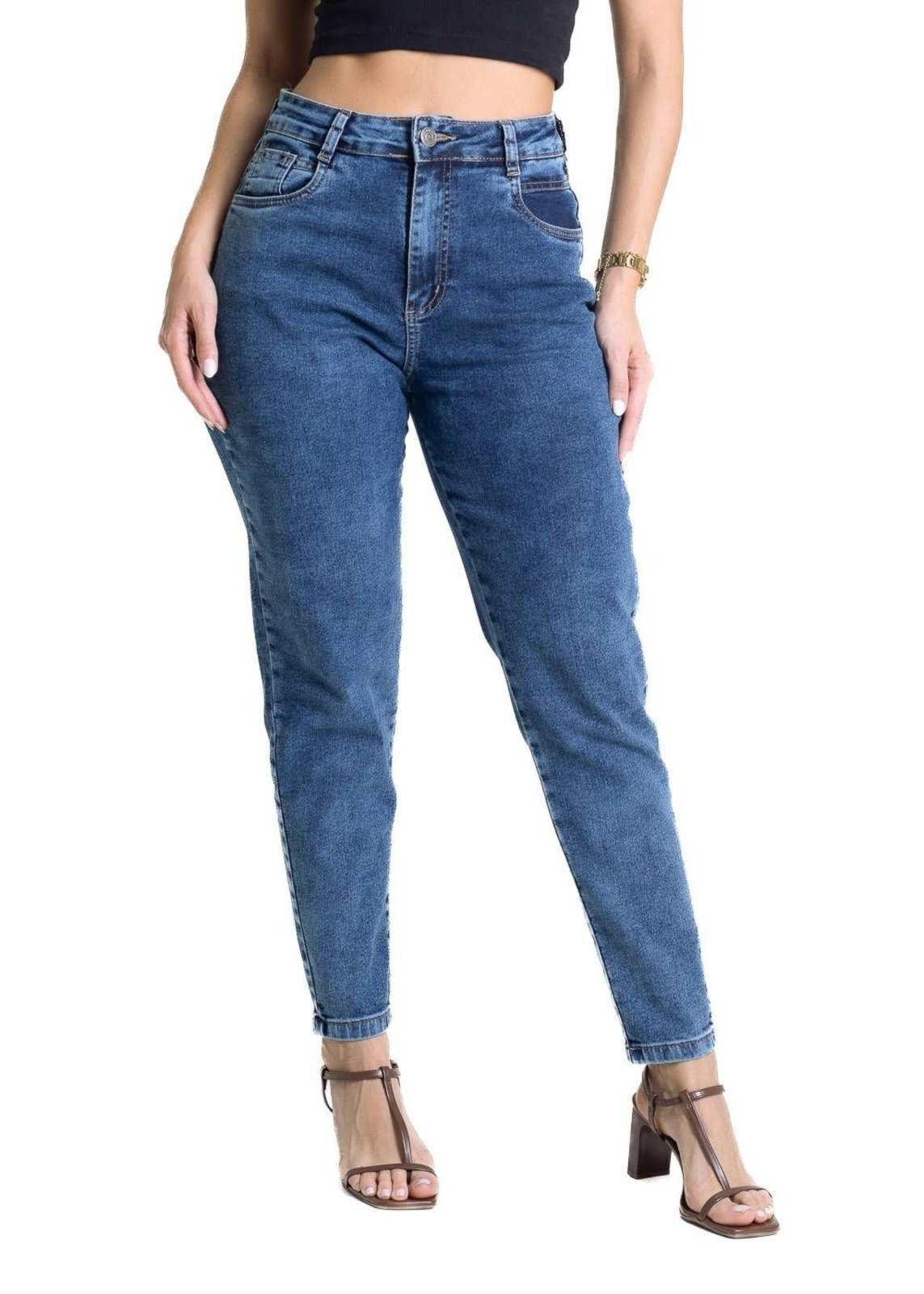 Calça Jeans Sawary Mom – 281667 – Azul – Sawary