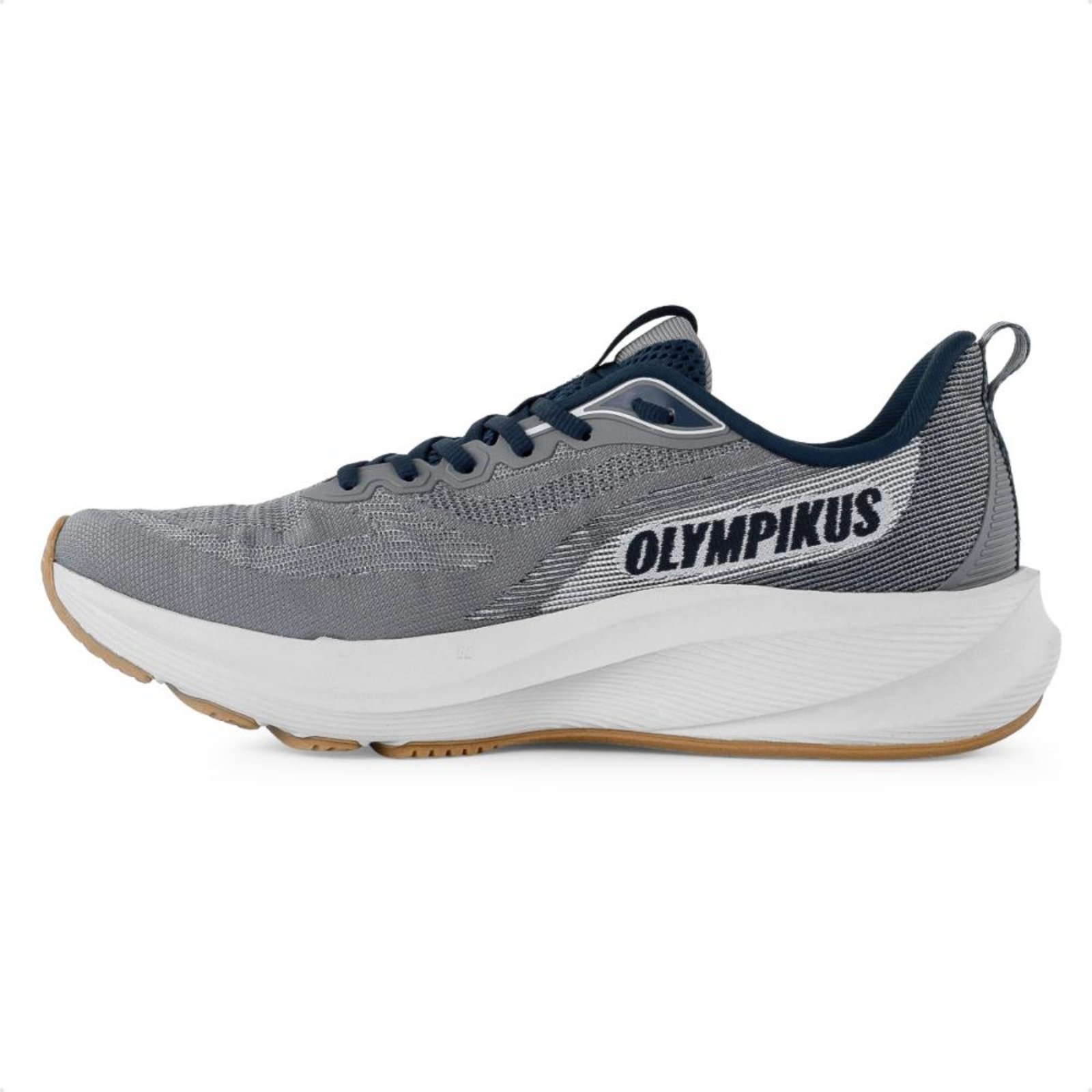 Vista 3 Tênis Olympikus Circuito Unissex OLK cinza OLK cinza