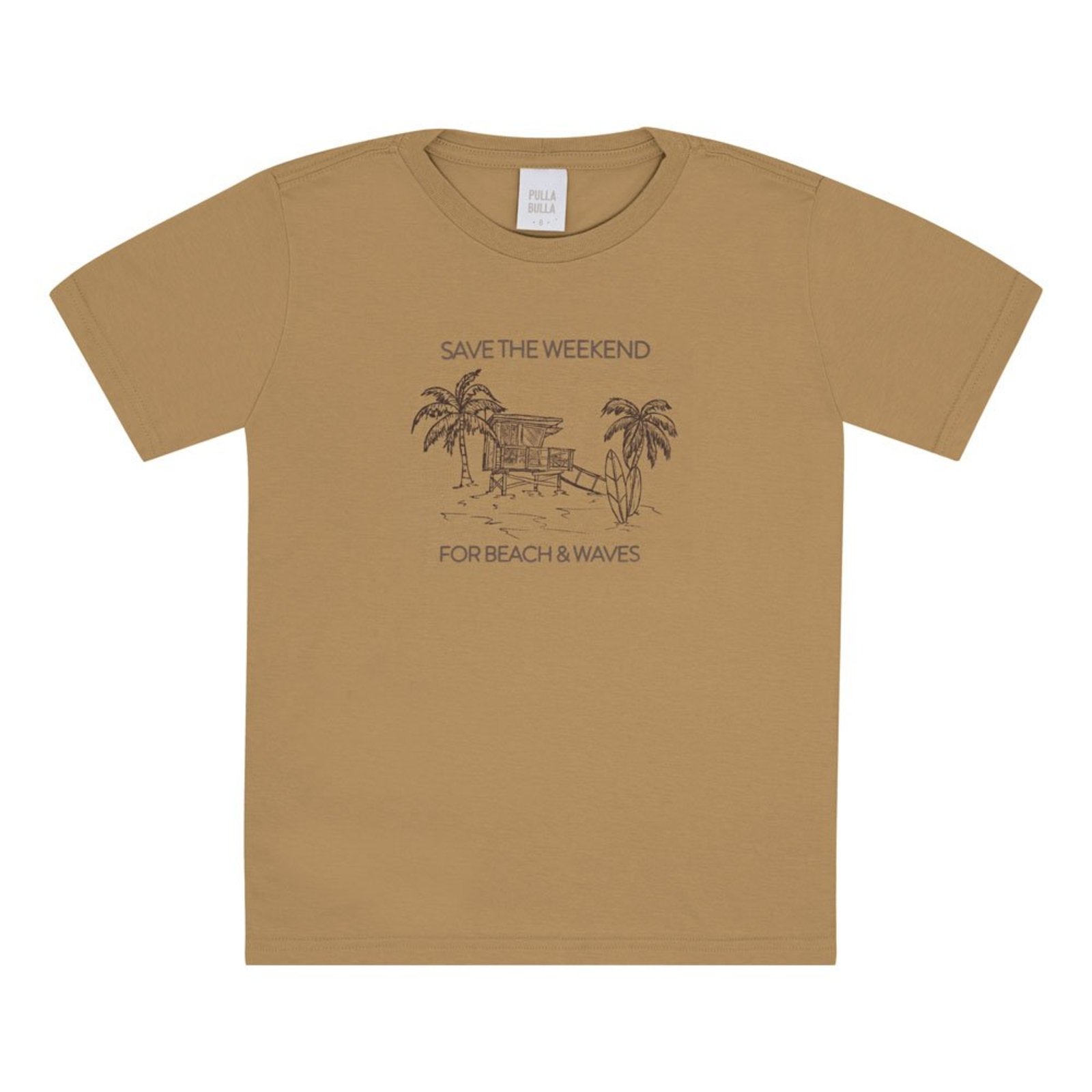Infantil - Camiseta Menino - Marrom - 52359-922