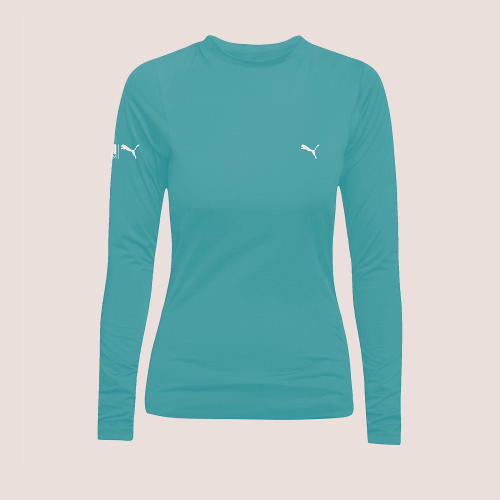 Blusa Térmica Manga Comprida Proteção Uv Puma Feminina Azul