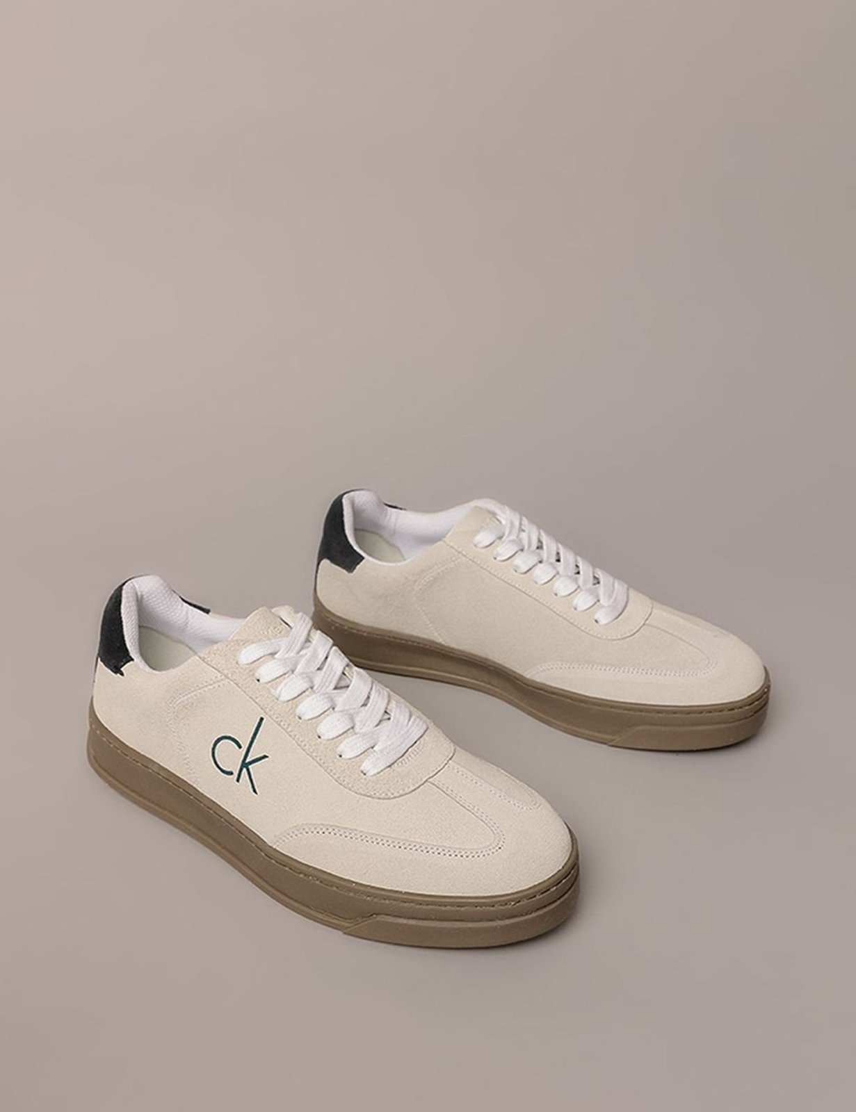 Tênis Cks Nobuck Side Ck - Off White Calvin Klein Jeans