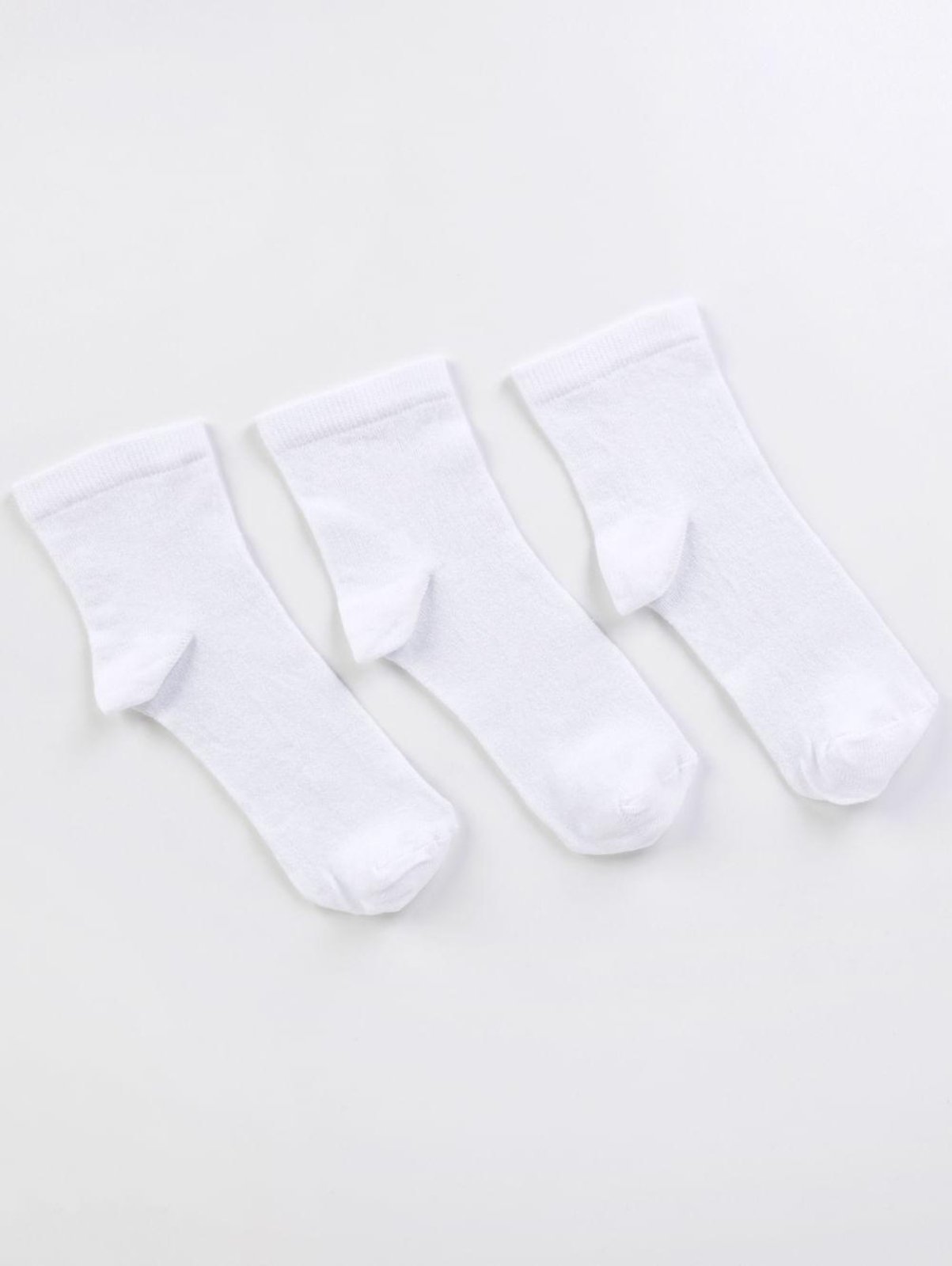 Vista 2 Kit com 03 Meias Trifil Femininas branco TRIFIL branco