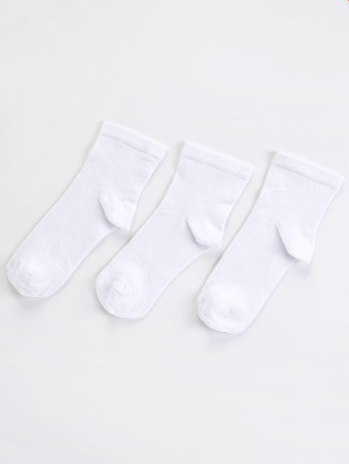 Vista 3 Kit com 03 Meias Trifil Femininas branco TRIFIL branco