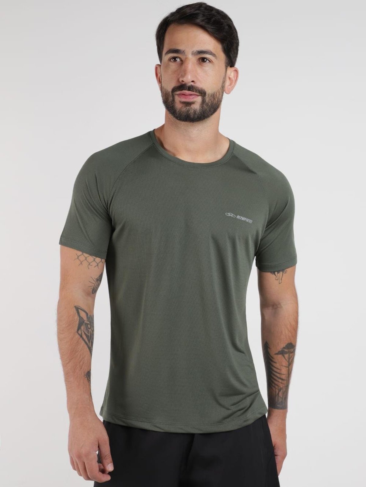 Camiseta Esportiva Runner Olympikus Masculina VERDE