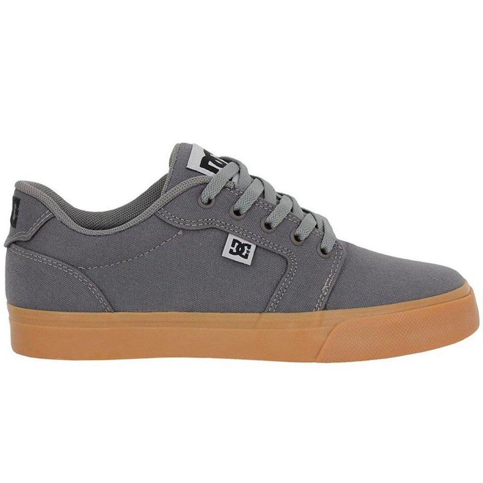 Vista 2 Tênis DC Shoes Anvil TX LA Masculino Cinza Escuro grafite DC Shoes grafite