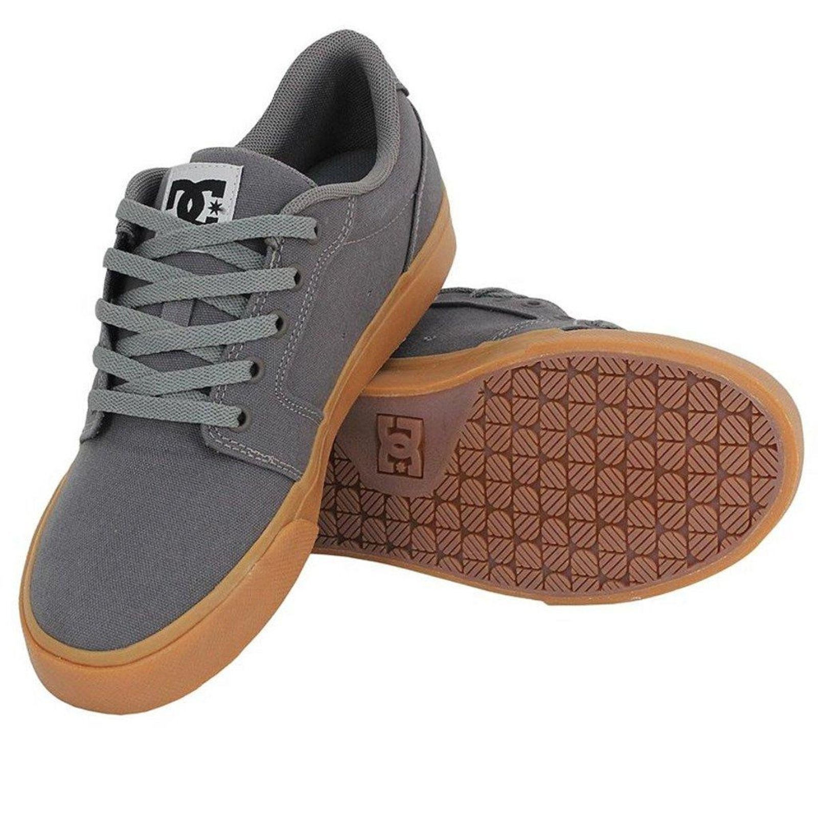 Vista 3 Tênis DC Shoes Anvil TX LA Masculino Cinza Escuro grafite DC Shoes grafite