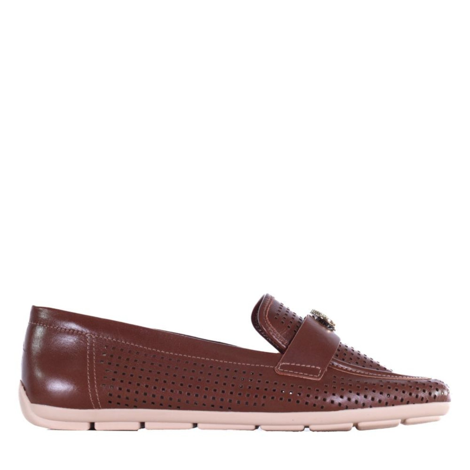 Sapatilha Feminina Mocassim Comfortflex 25-61332 Sella Incolor