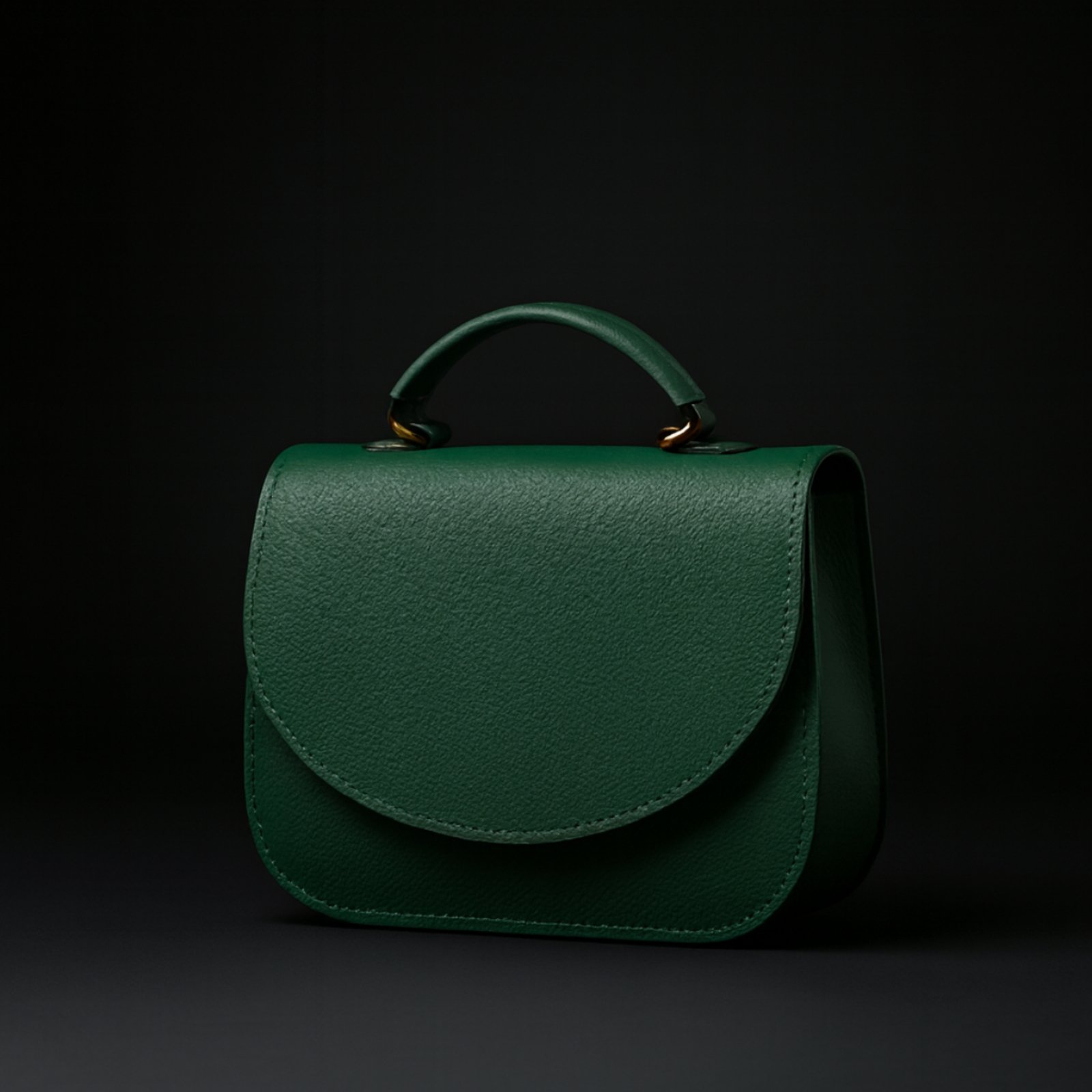 Bolsa Feminina Pequena Transversal Mini Bag De Tampa Verde Star Shop