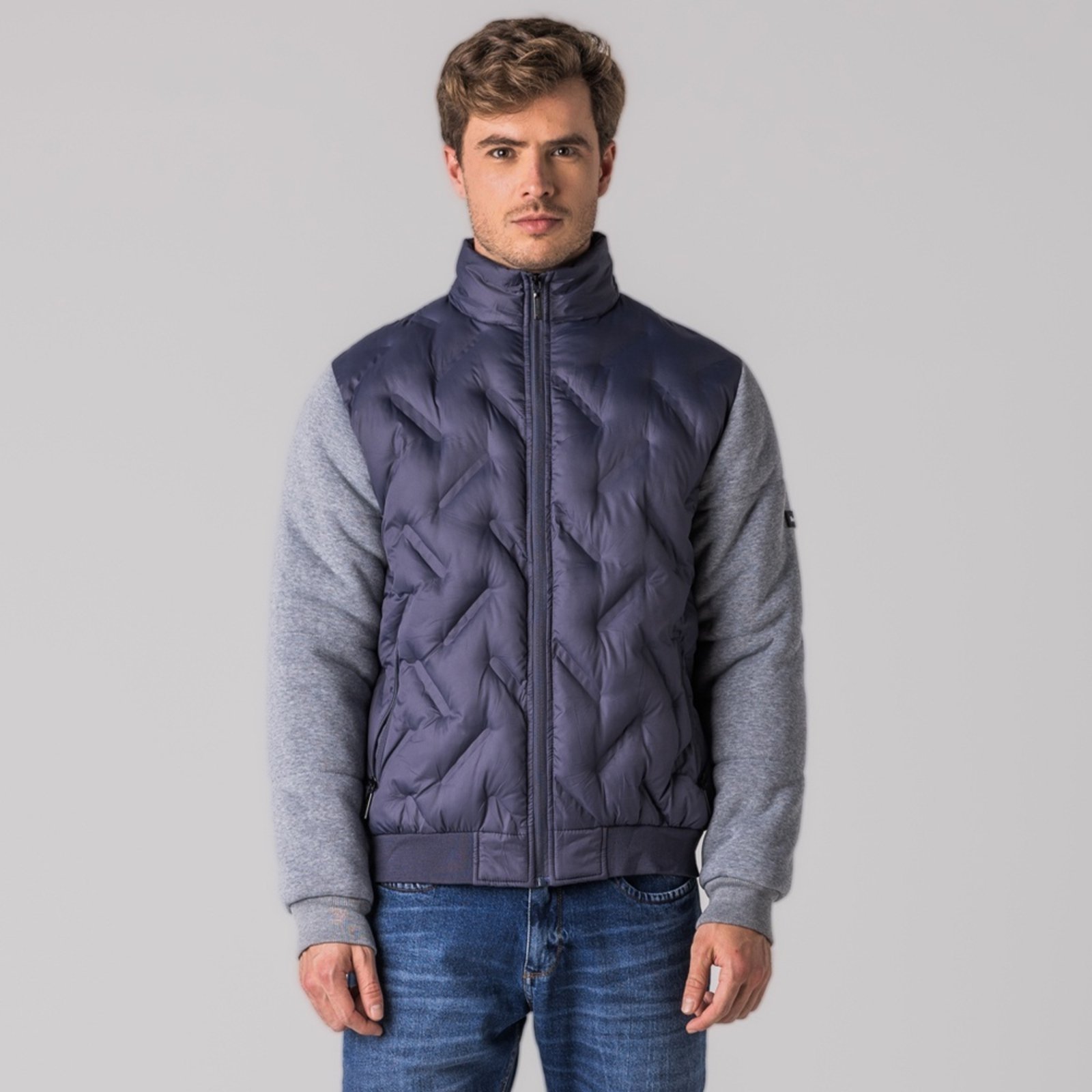 Jaqueta Puffer Masculina Rock e Soda MARINHO