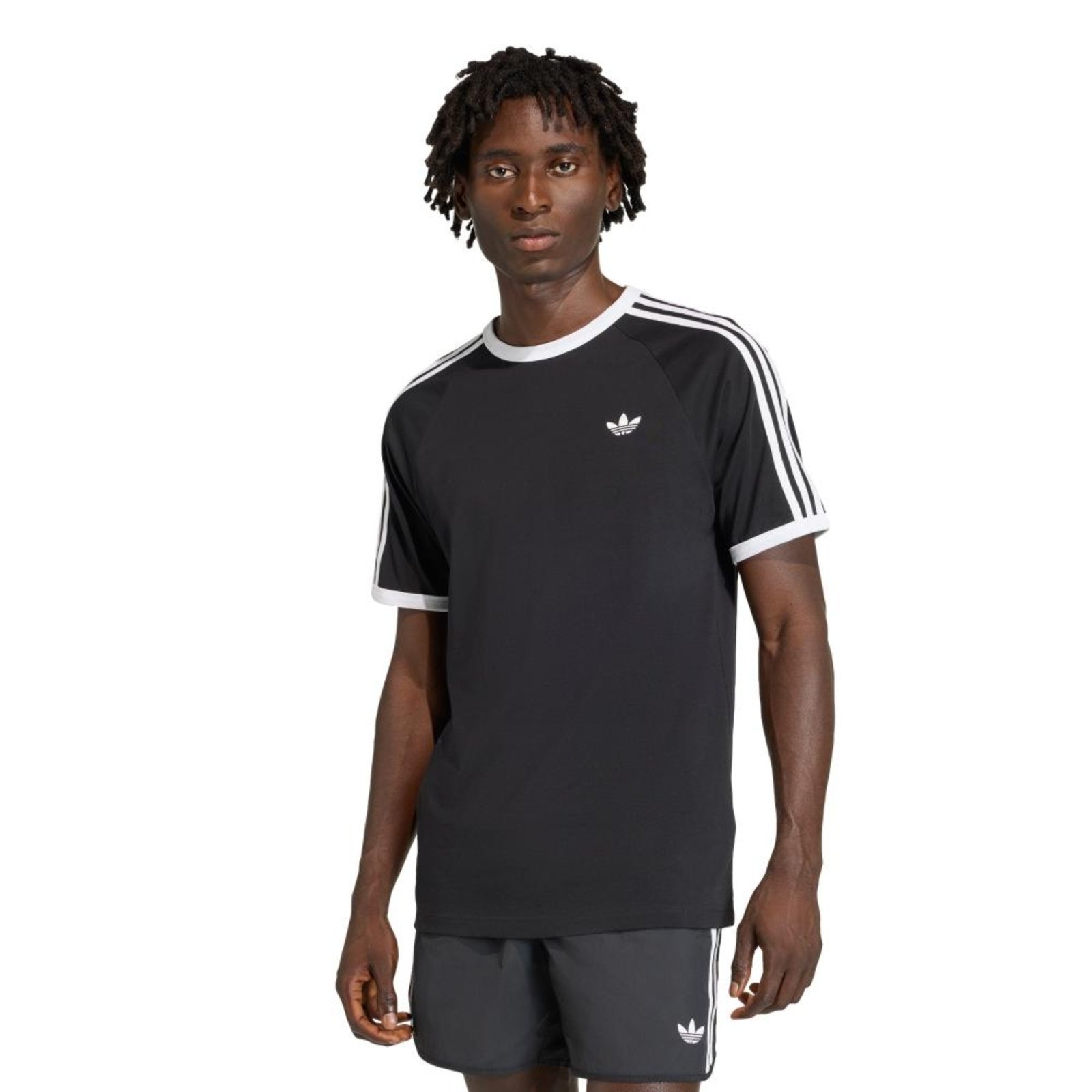 CAMISETA TRÊS LISTRAS adidas Originals Preto