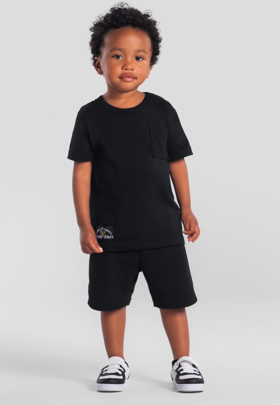 Infantil - Conjunto menino em malha de dinossauro Brandili