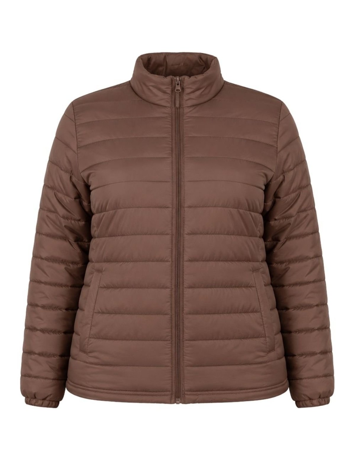 Jaqueta Feminina Plus Size Metalassê Gola Alta Crocker - 51069