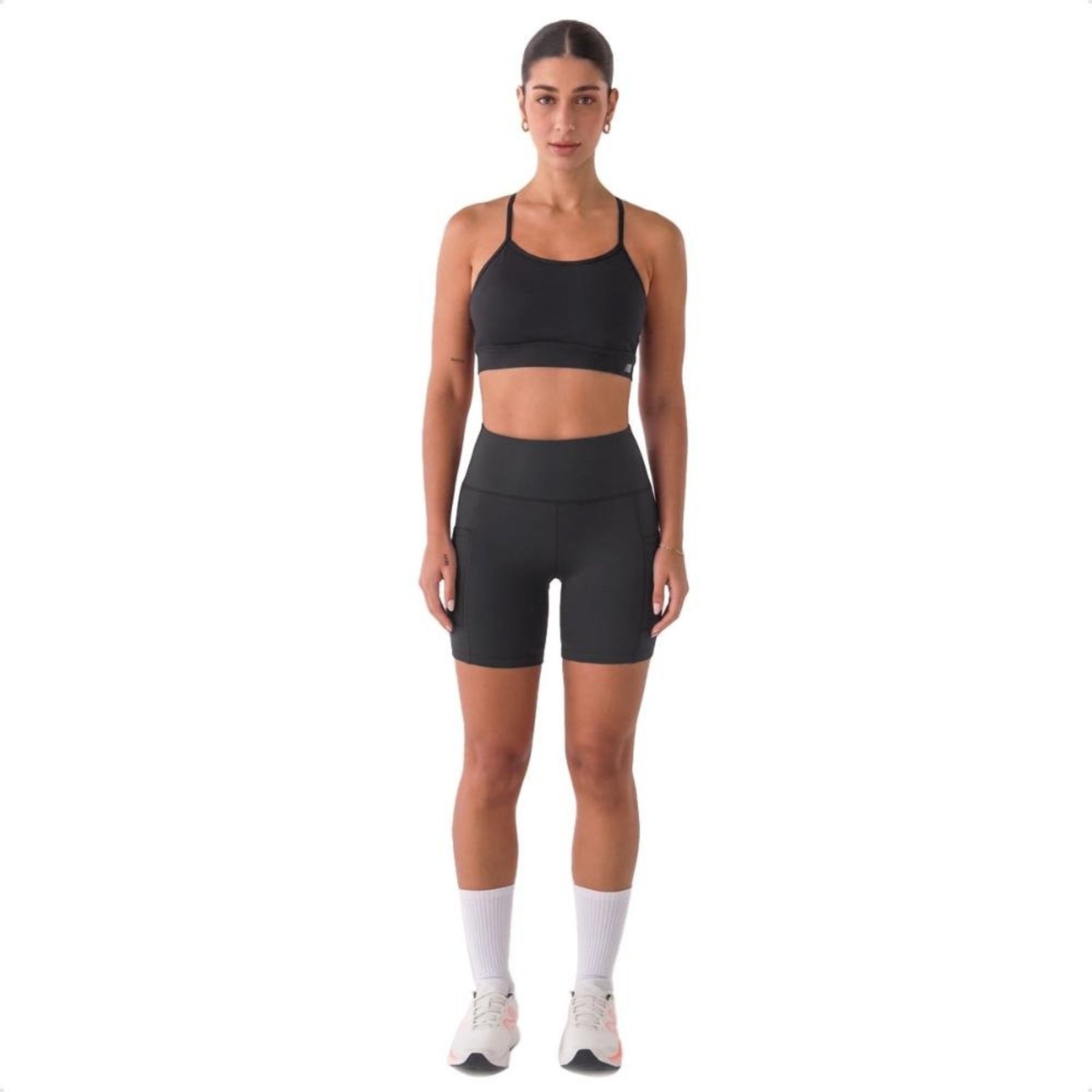 Bermuda New Balance RC Elite Storage 6" Feminina Preto"