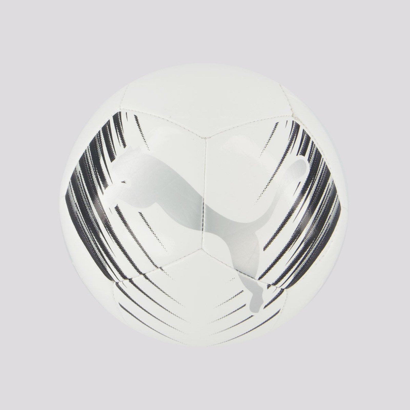 Mini Bola Puma Attacanto Graphic SM Branca e Preta