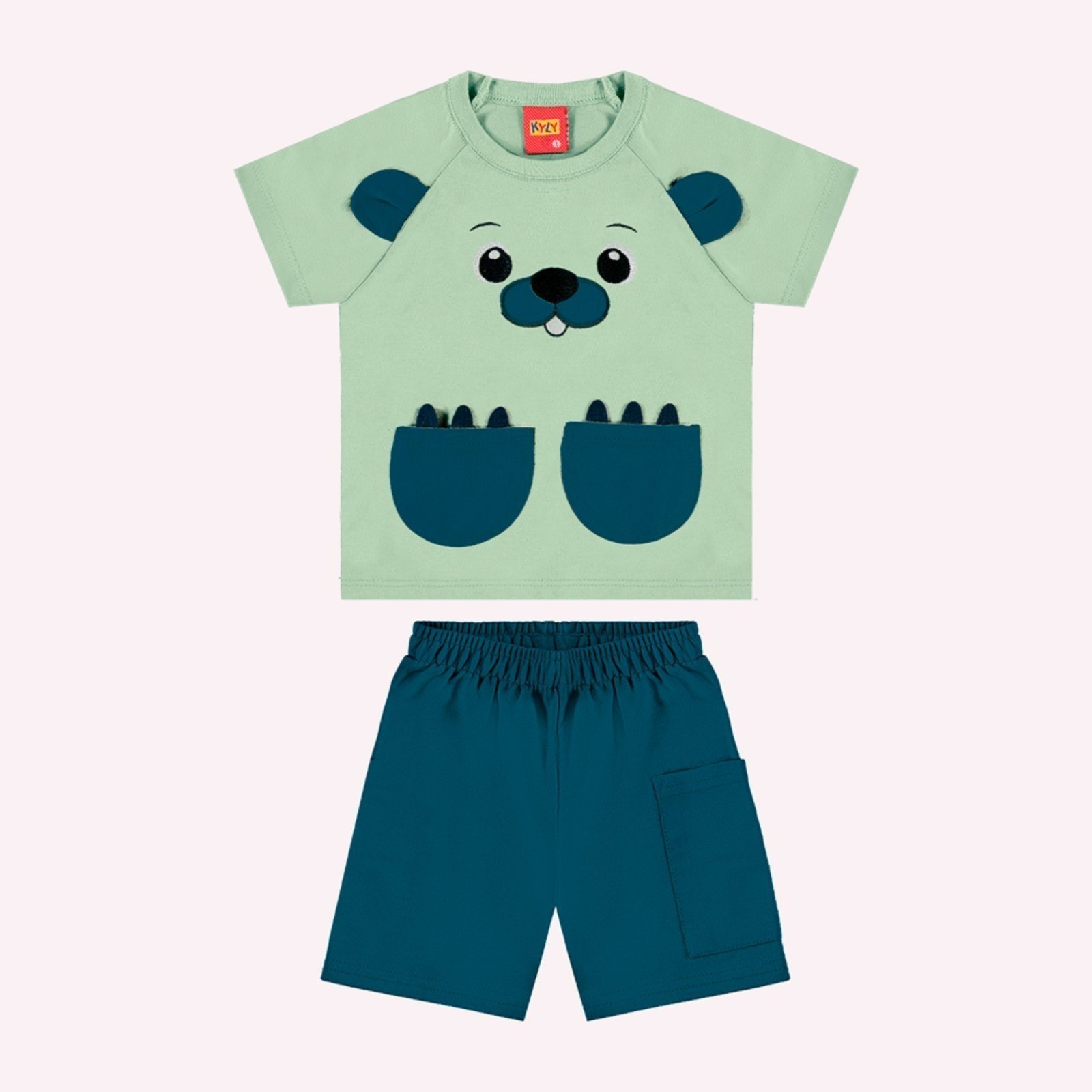 Infantil - Conjunto Bordado Menino Kyly