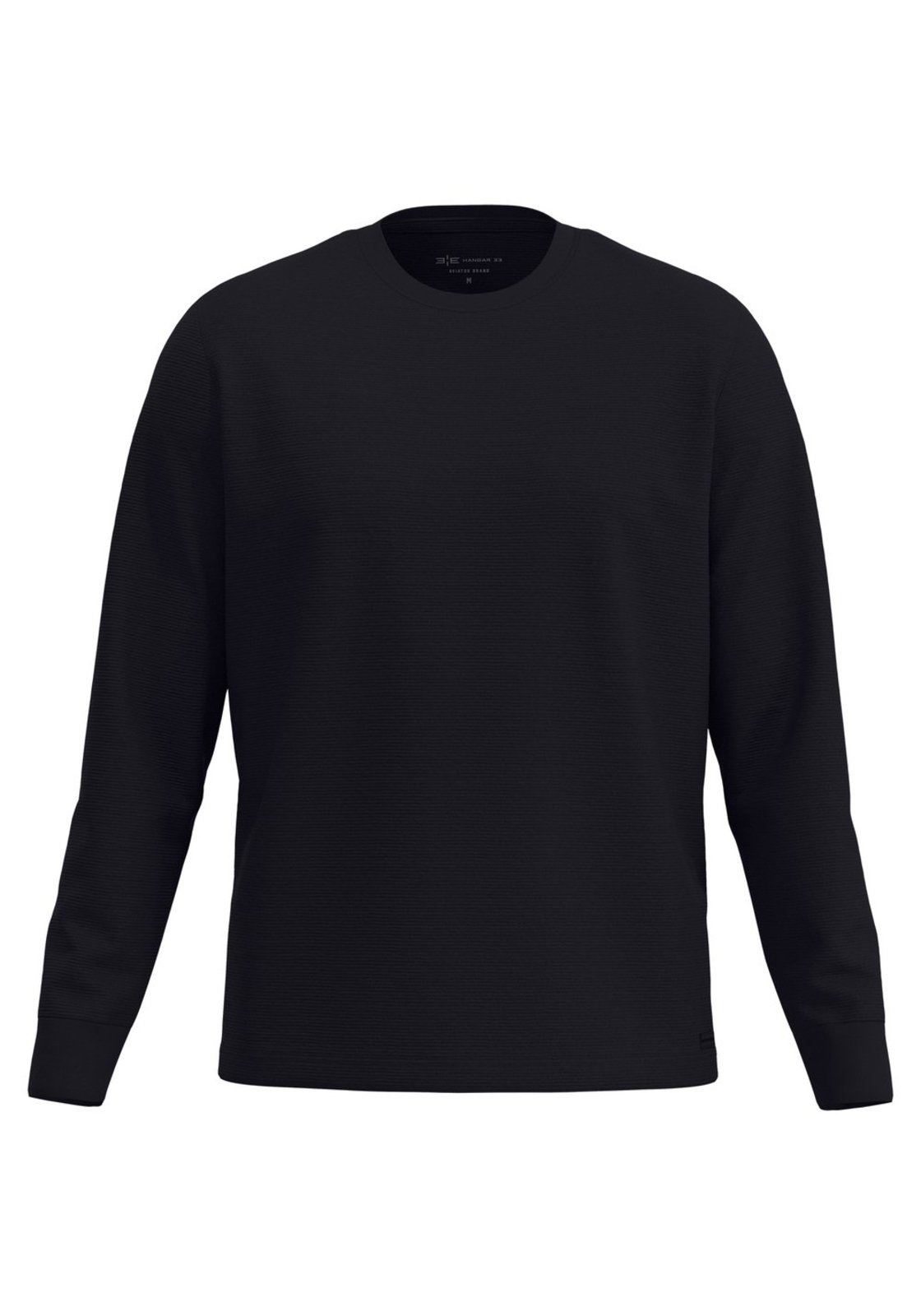 Camiseta De Mangas Longas Com Listras Em Relevo