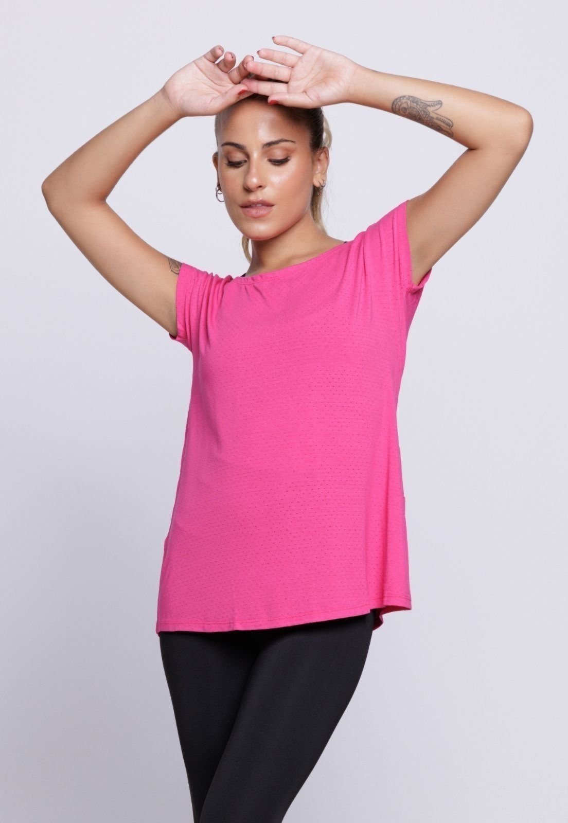 Blusa Feminina WLS Modas Fitness Marcella Pink