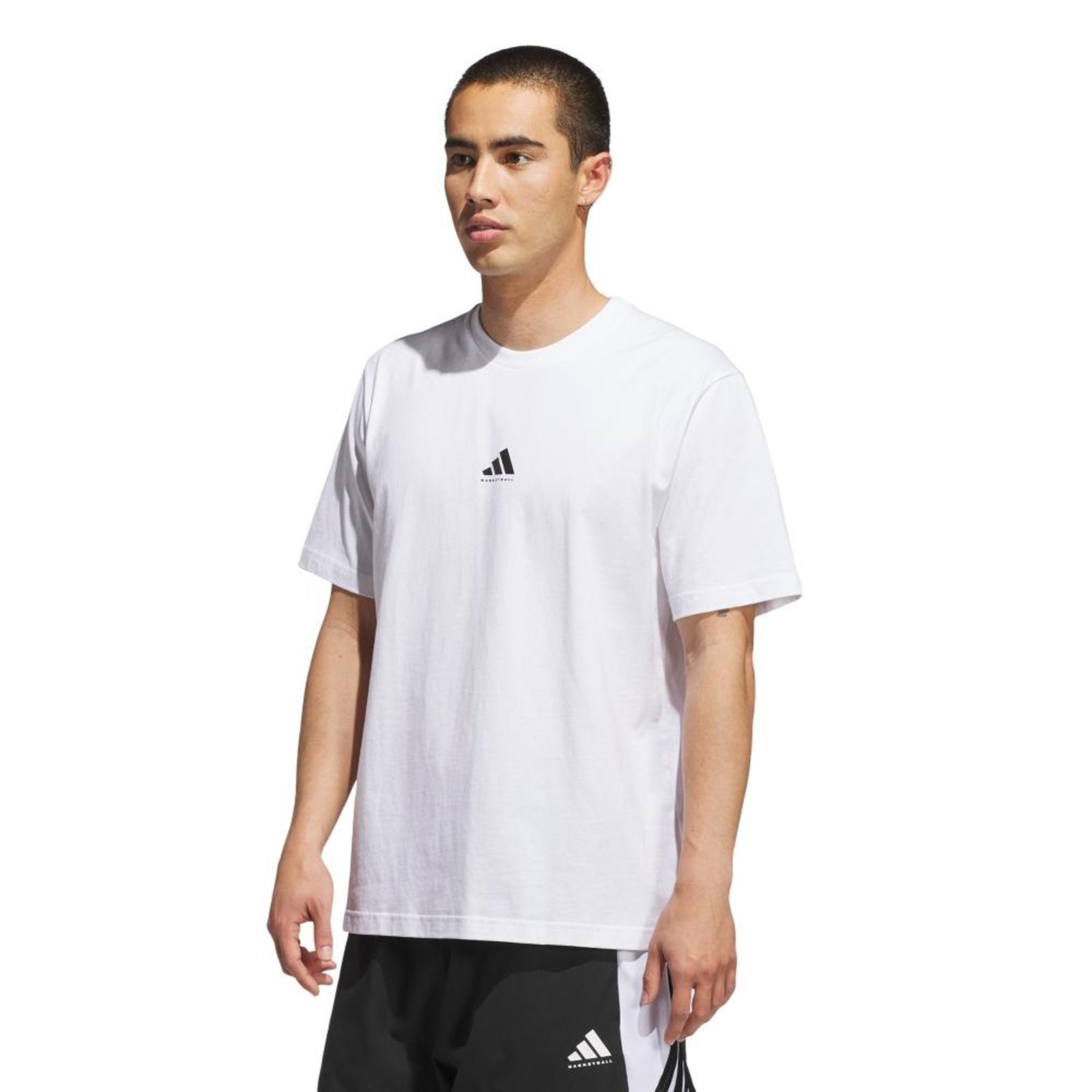 Camiseta Estampada adidas Basketball adidas Performance Branco