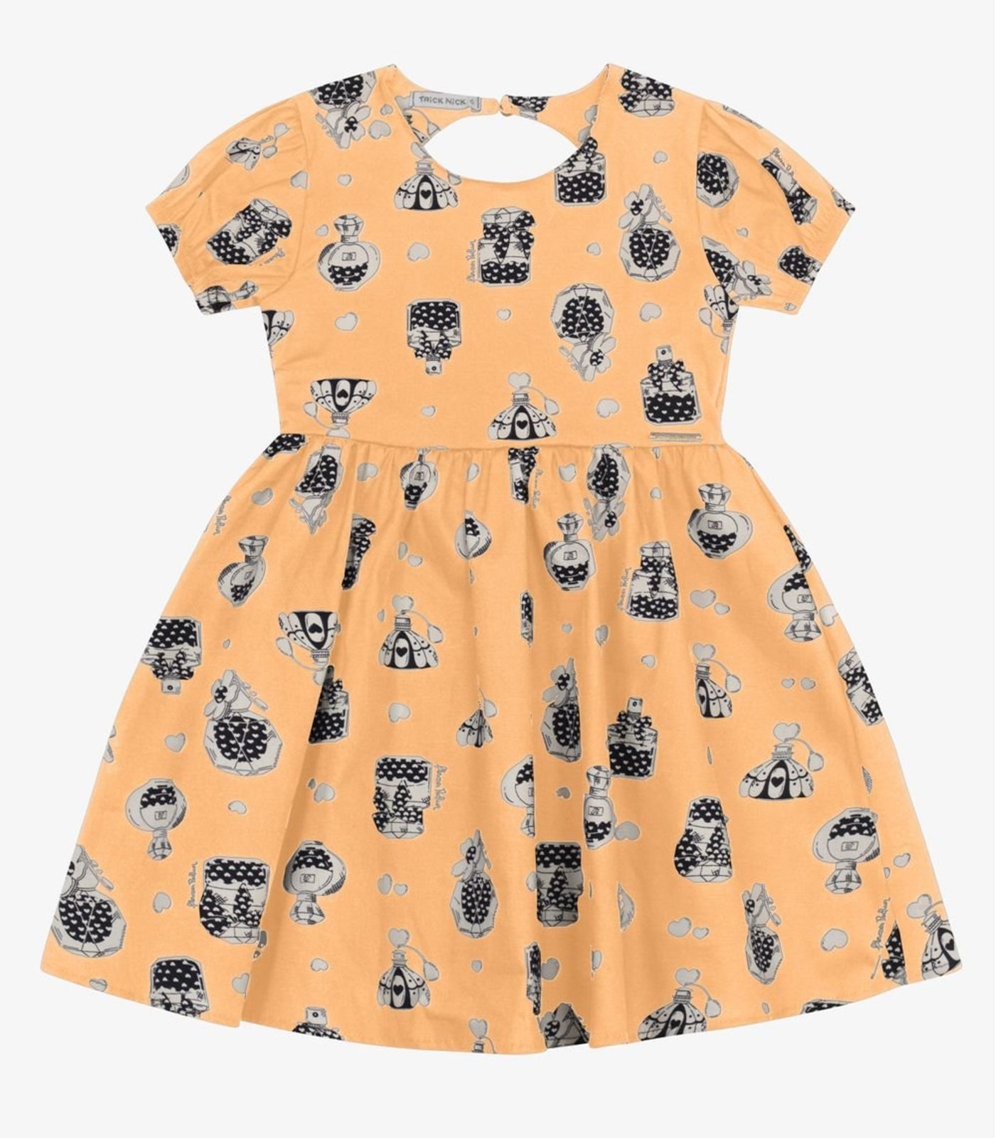 Infantil - Vestido Trick Nick Amarelo