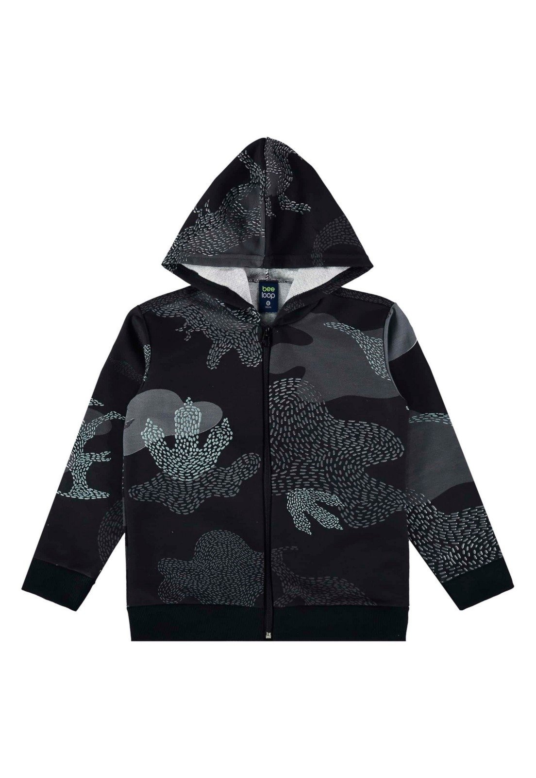 Infantil – Jaqueta Moletom Unissex Bee Loop Preto