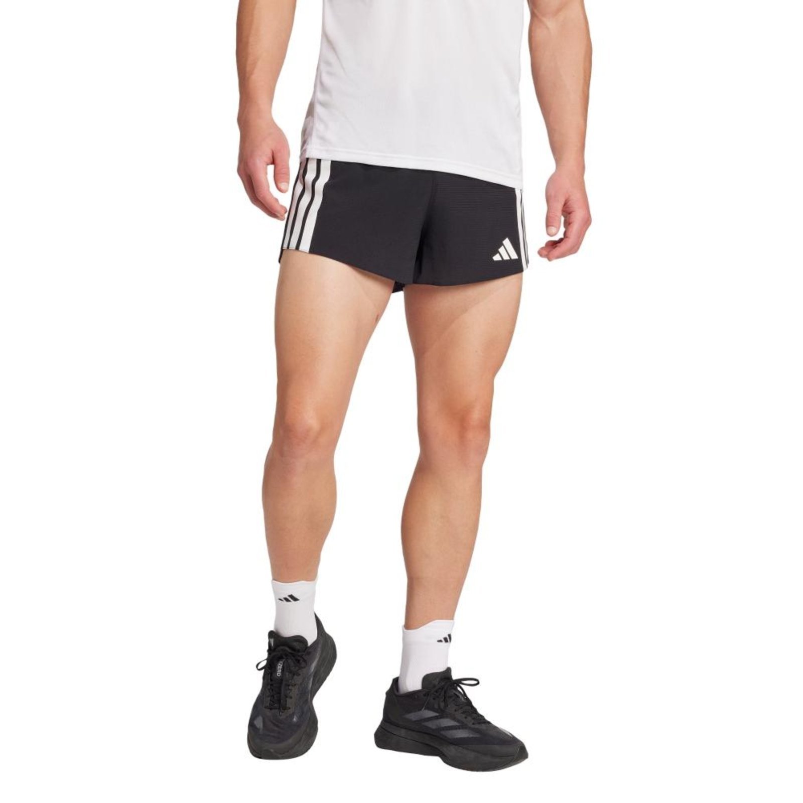 Shorts Bolso Gel Adizero Running adidas Performance Preto