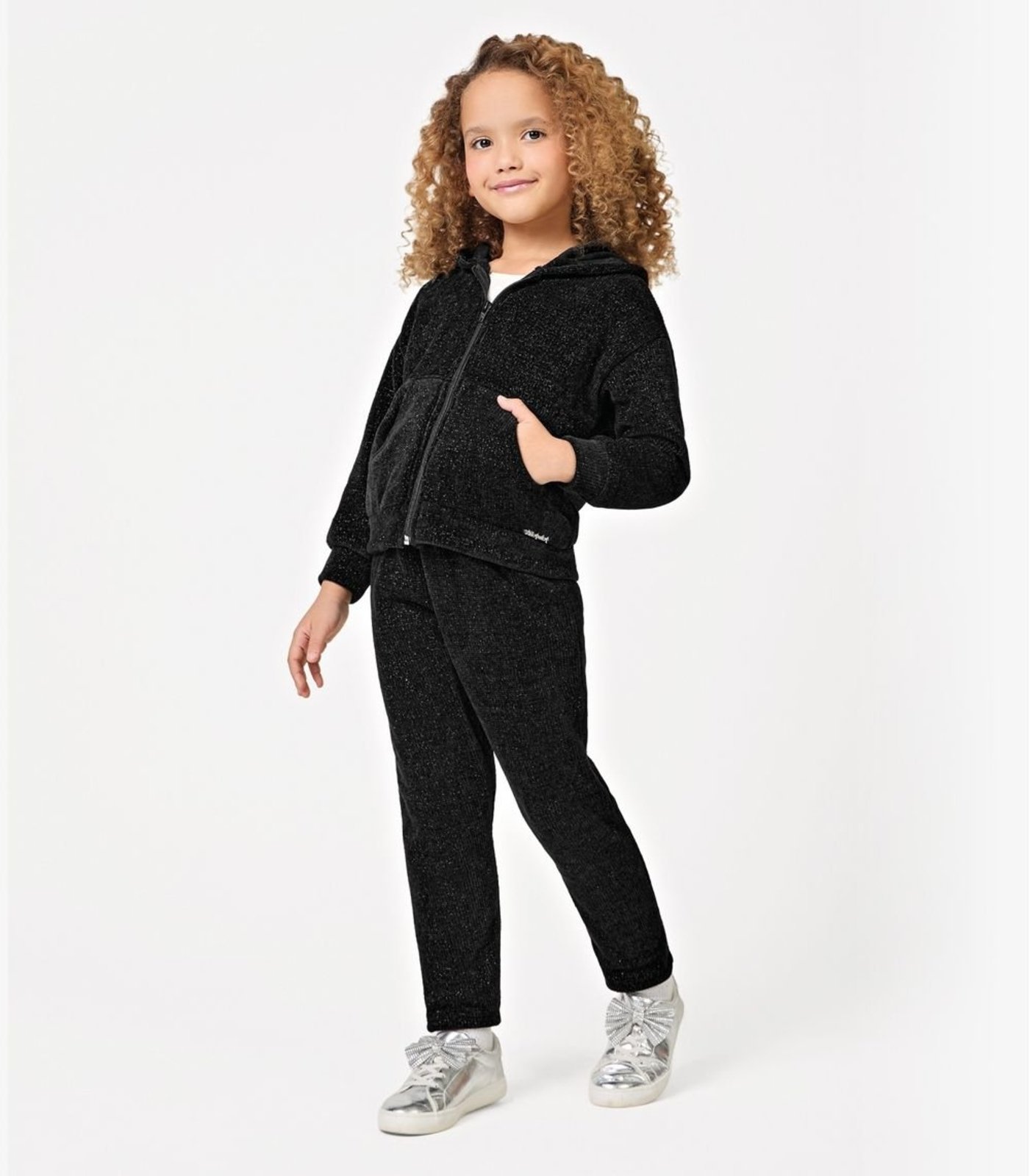 Infantil - Conjunto Jaqueta Com Capuz e CalçaTrick Nick Preto