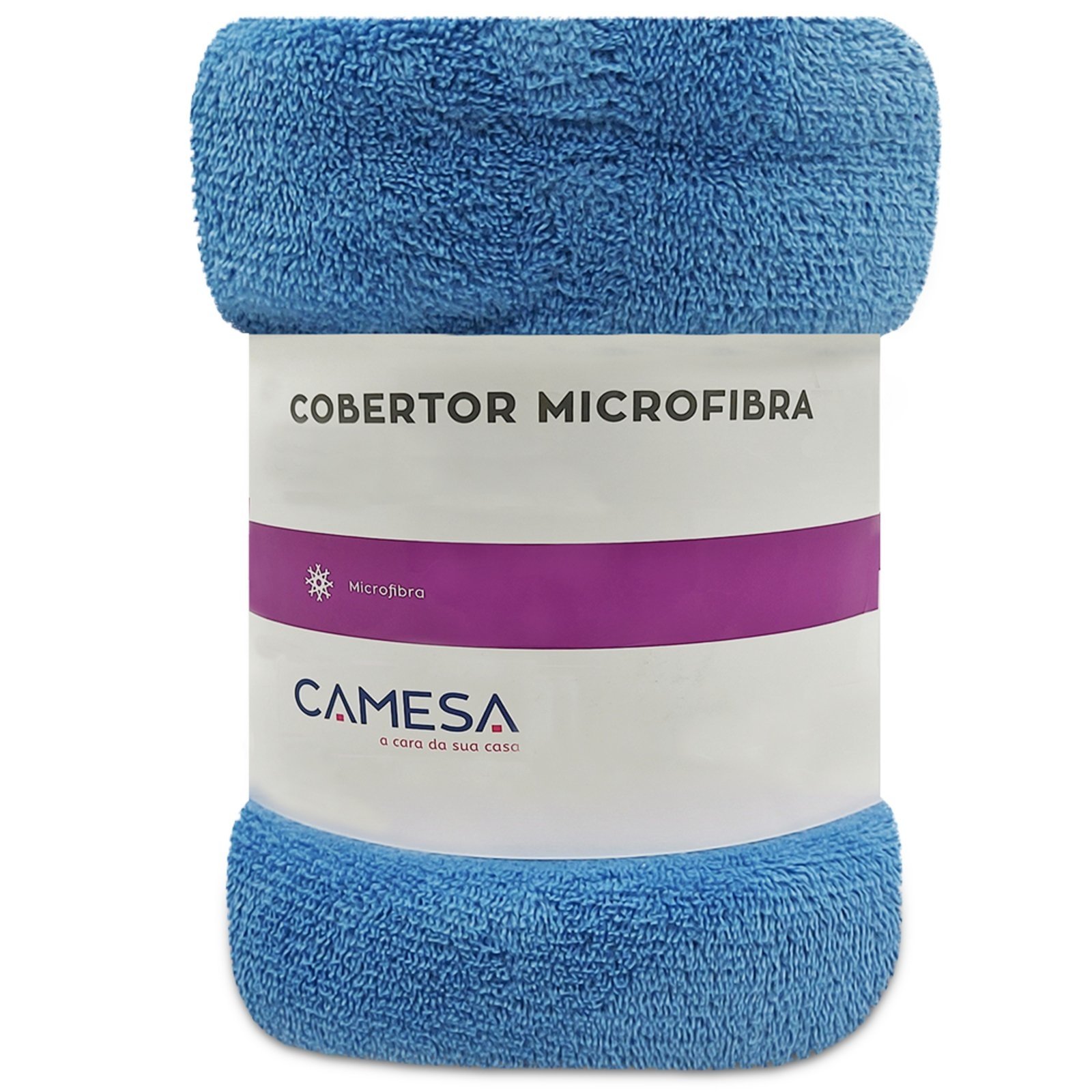 Manta Cobertor Casal 180x220cm Microfibra Soft Macia Fleece Camesa - Emcompre