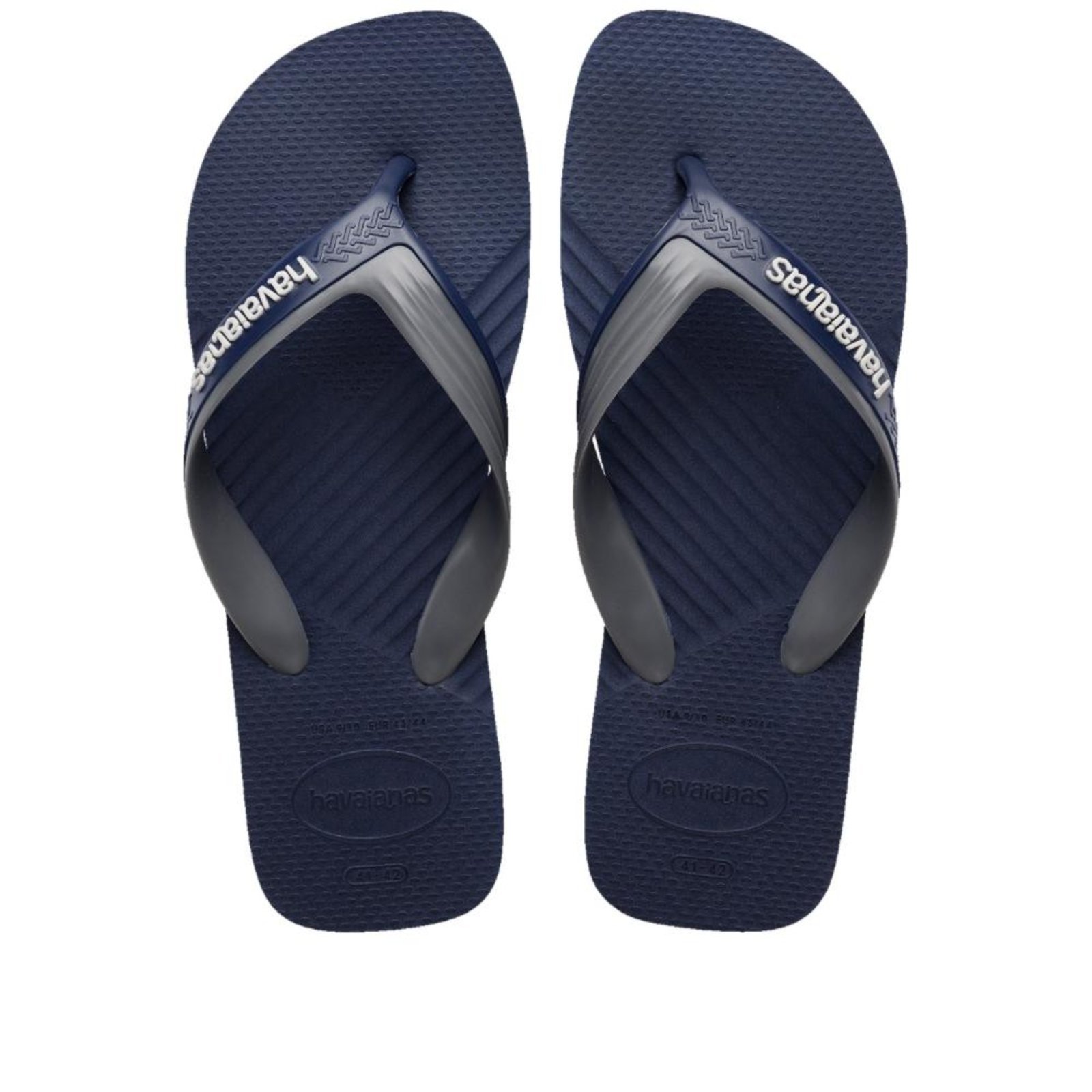Chinelo Masculino Havaianas Dual Azul Escuro Incolor