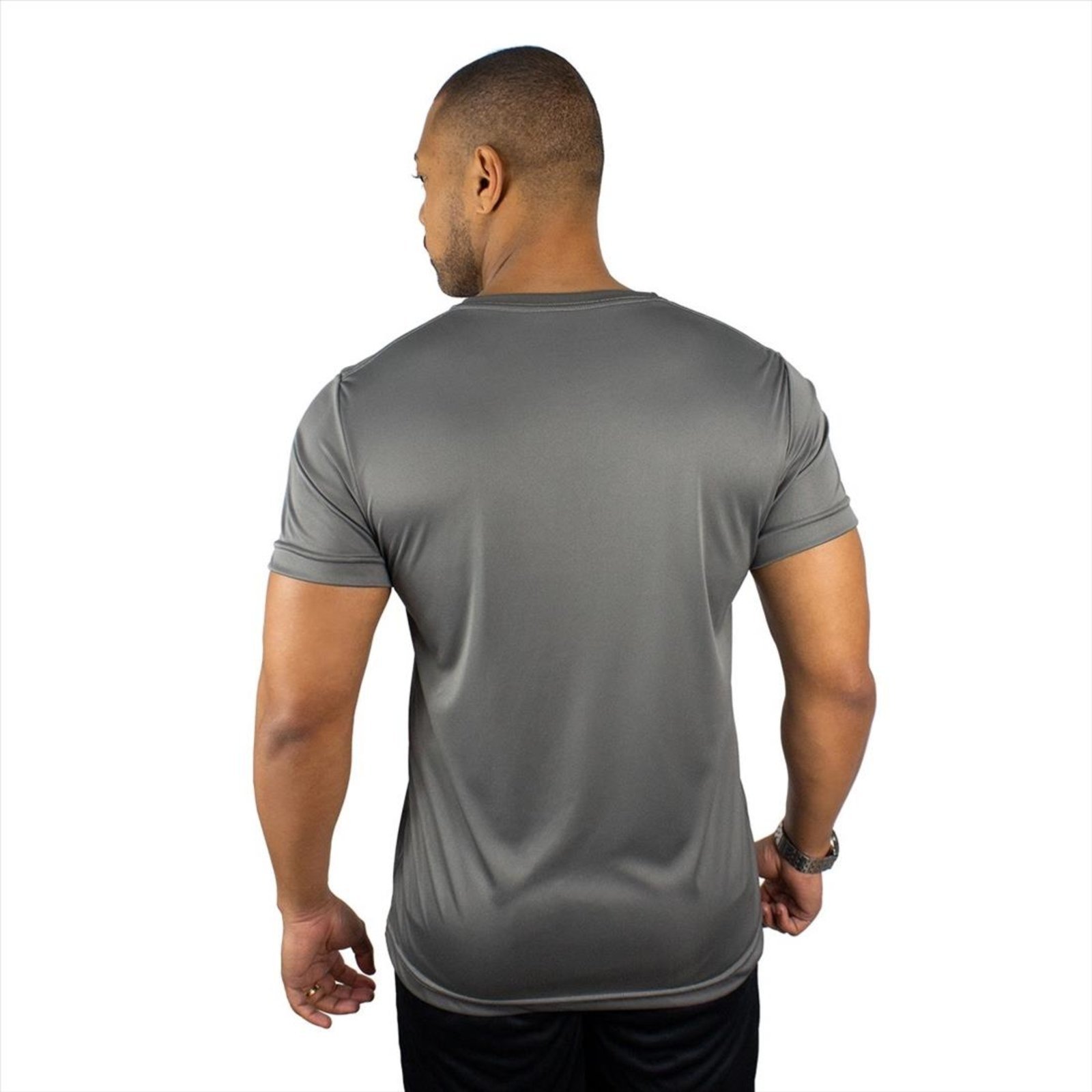 Vista 3 Camiseta Color Sports Masculina Dry Basic Treino branco COLOR SPORTS branco