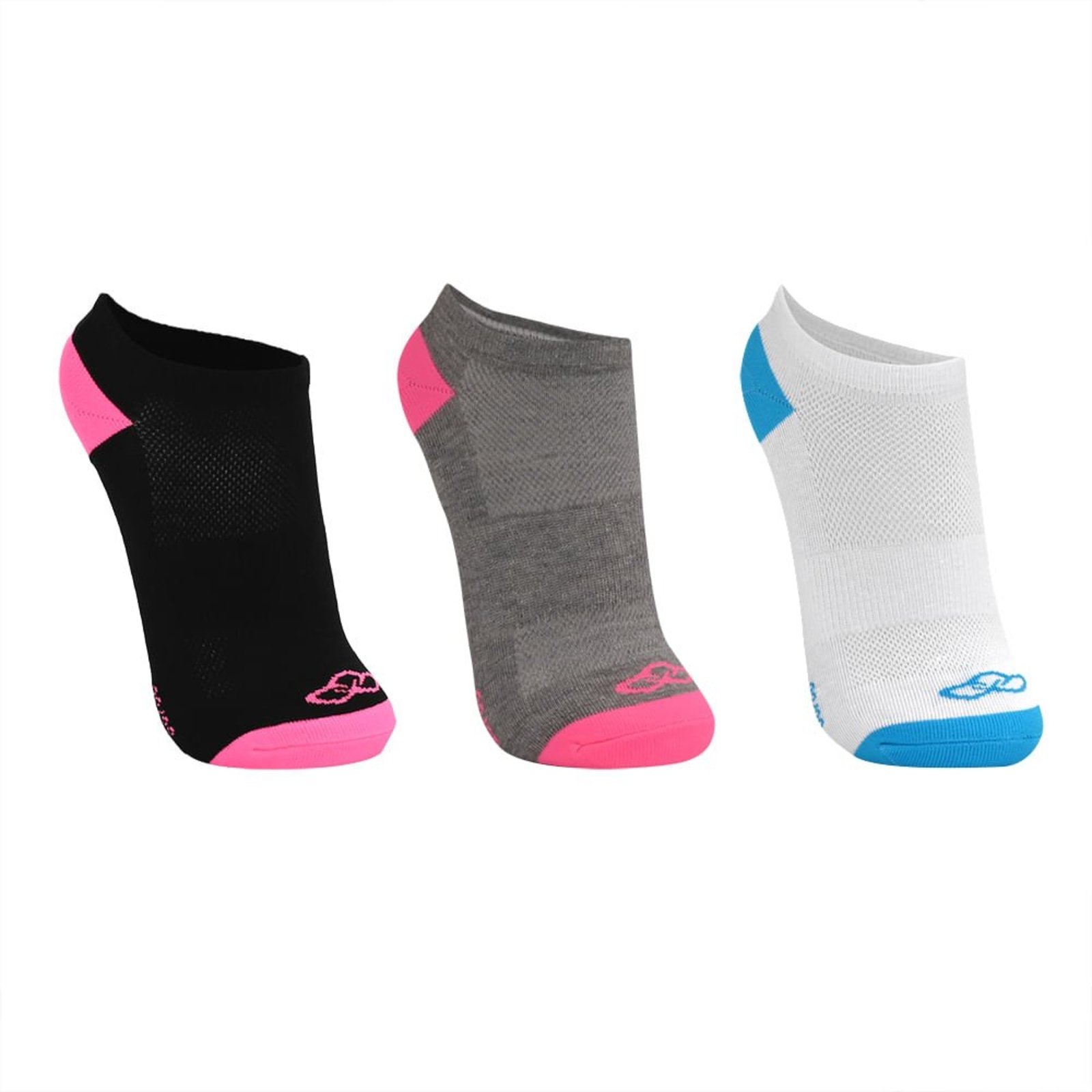 Vista 3 Meia Olympikus Cano Invisível pacote c/ 3 pares Feminino branco OLYMPIKUS branco