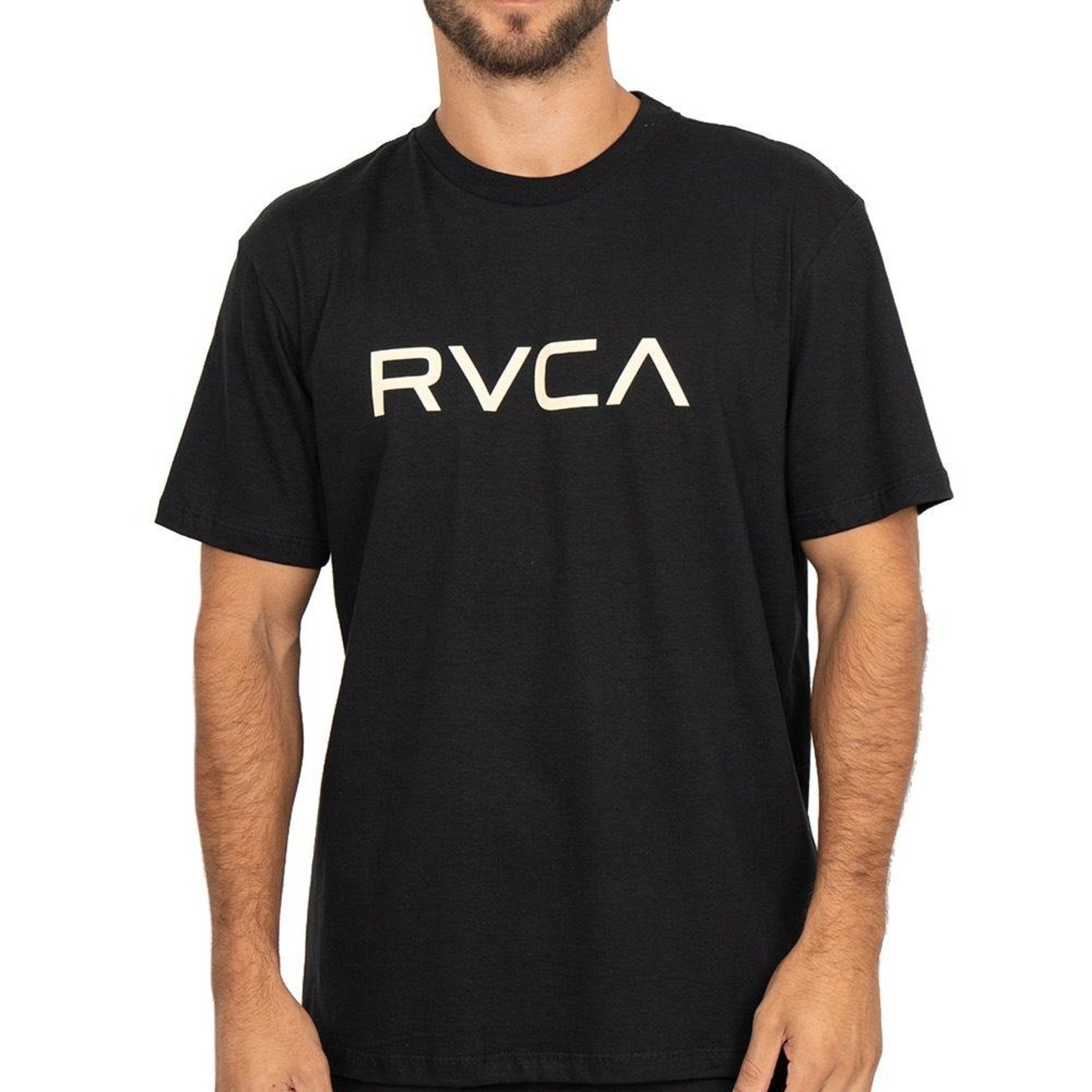 Camiseta RVCA Big RVCA WT26 Masculina Preto