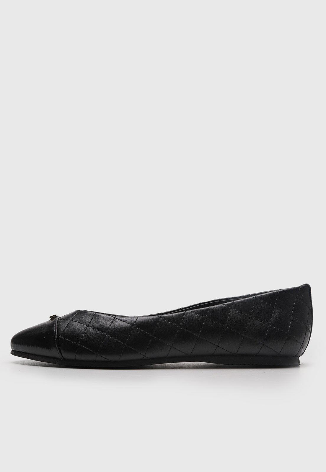 Vista 2 Sapatilha Feminina Degalls Matelassê Preta preto Degalls preto