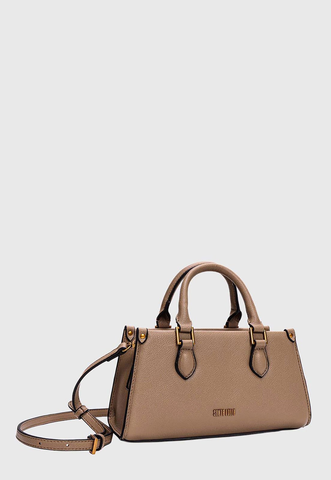 Bolsa Feminina Santa Lolla Estruturada Bege