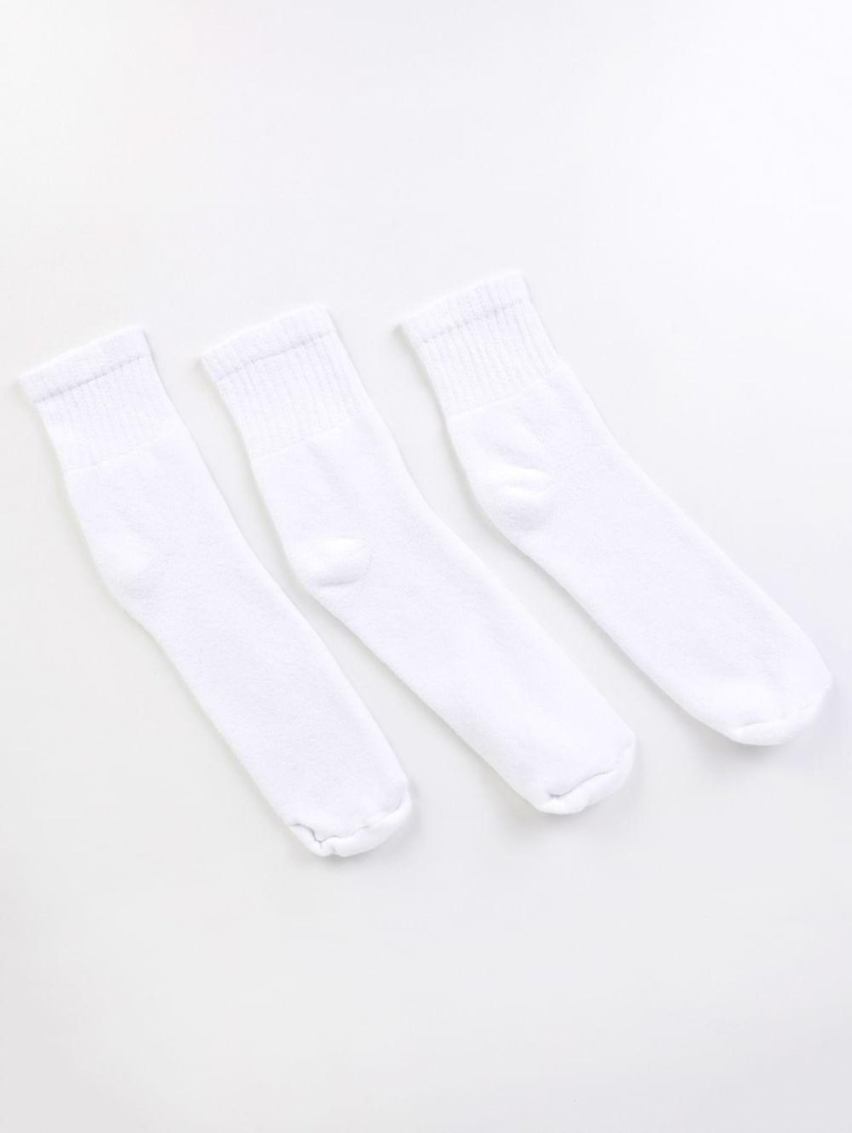 Kit com 03 Meias Cano Longo Trifil Masculina BRANCO
