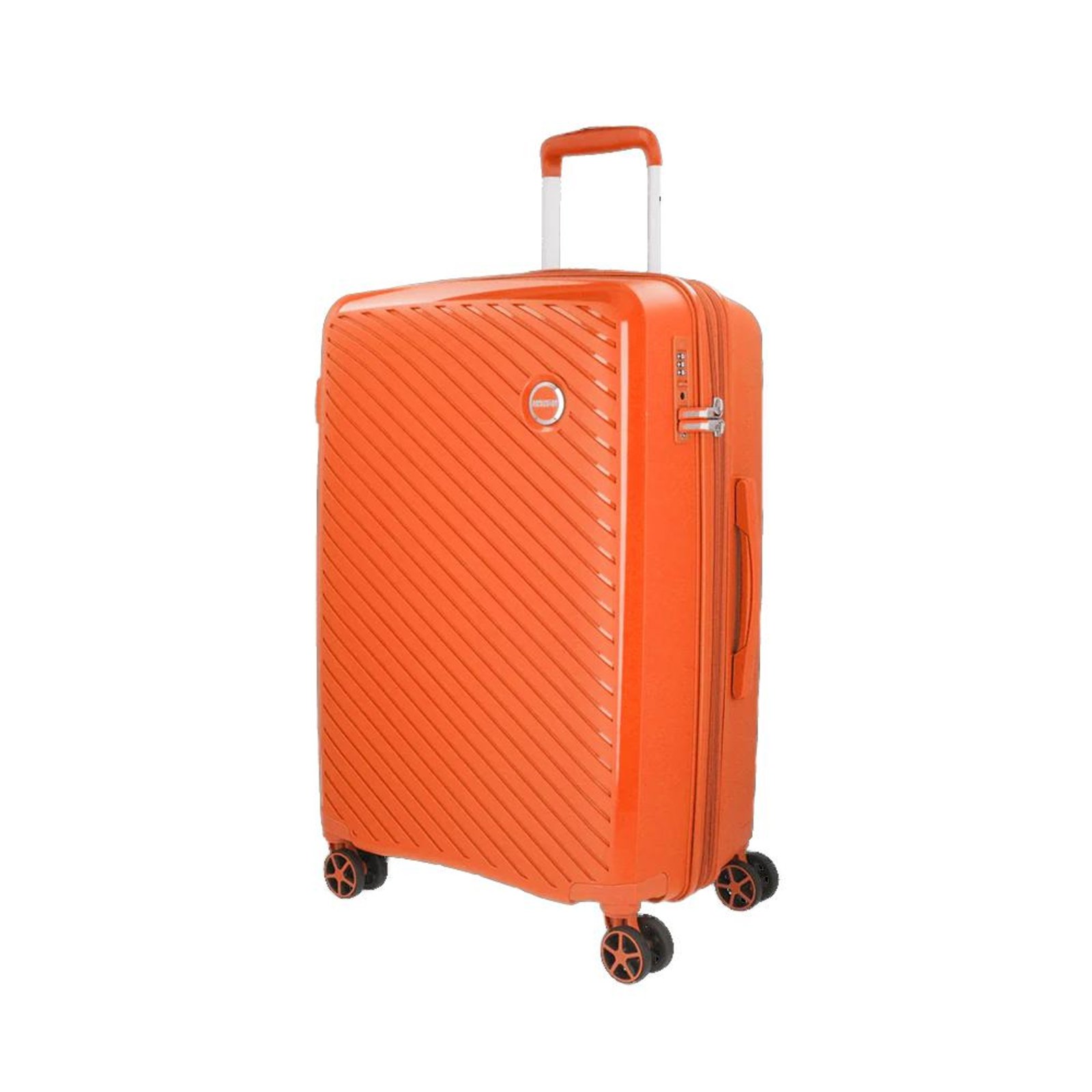 Vista 3 Mala de Viagem American Tourister Zanzibar Média Laranjeira incolor American Tourister incolor