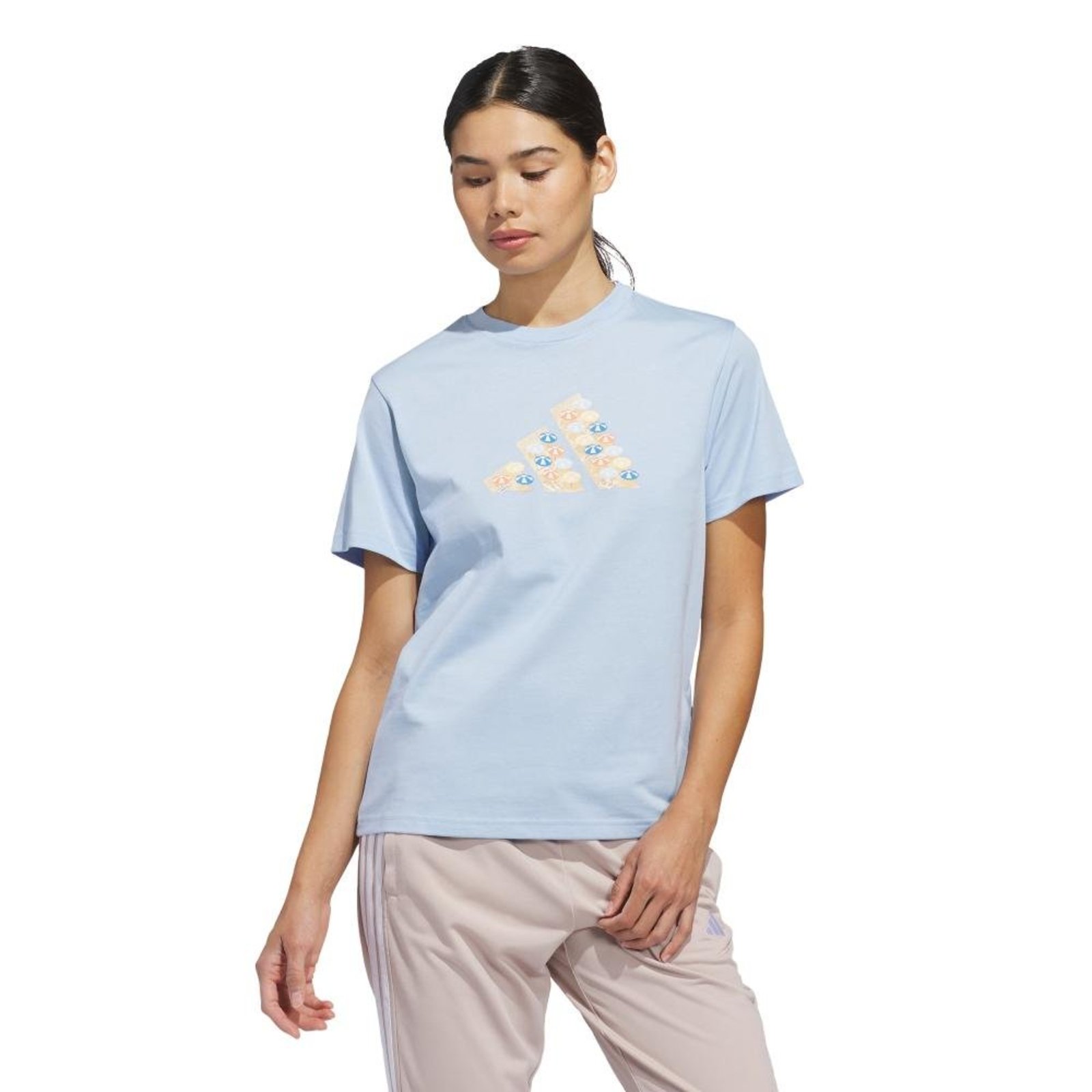CAMISETA ESTAMPADA UMBRELLAS BIG LOGO adidas Sportswear Azul
