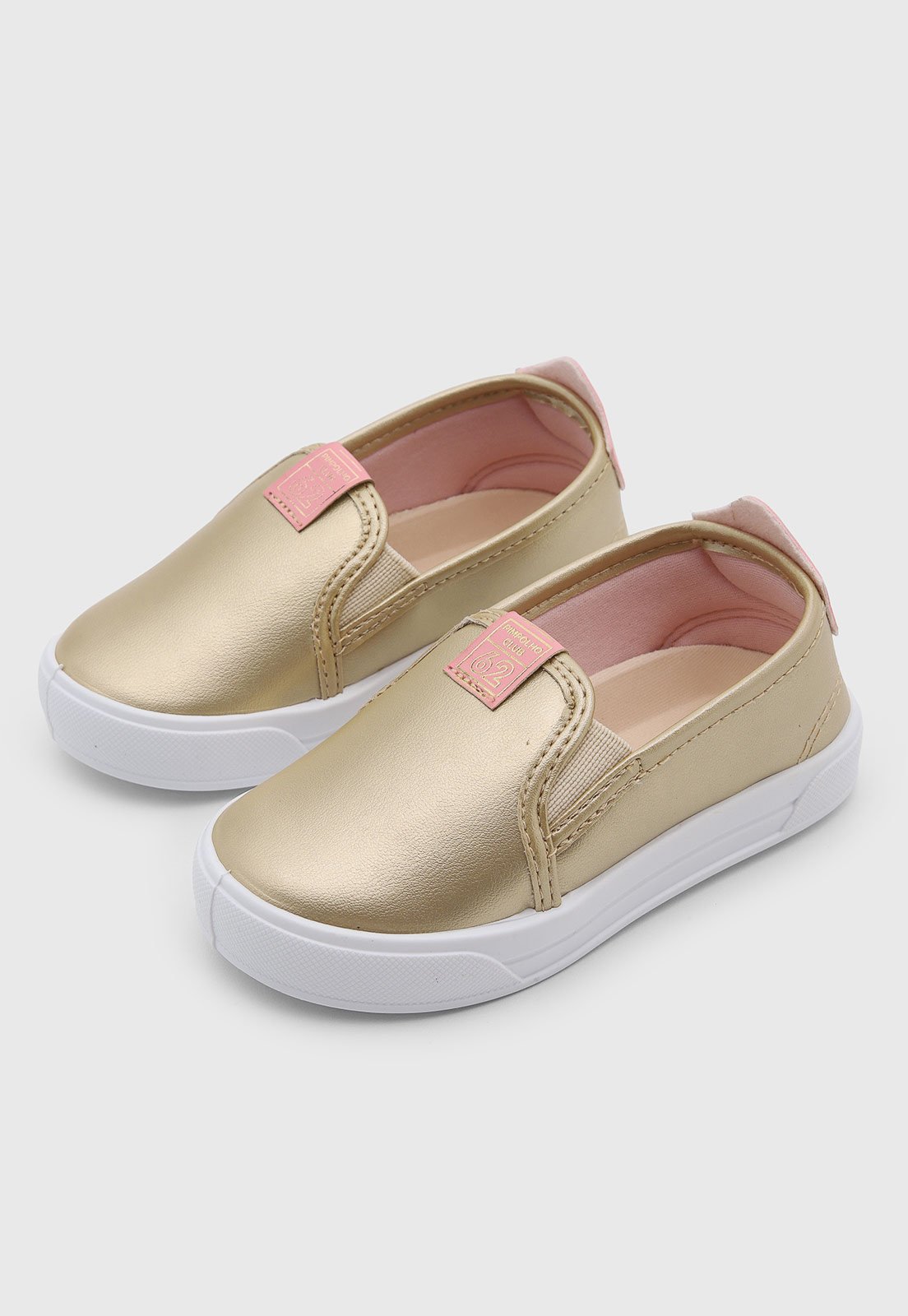 Infantil - Tênis Pimpolho Slip On Dourado