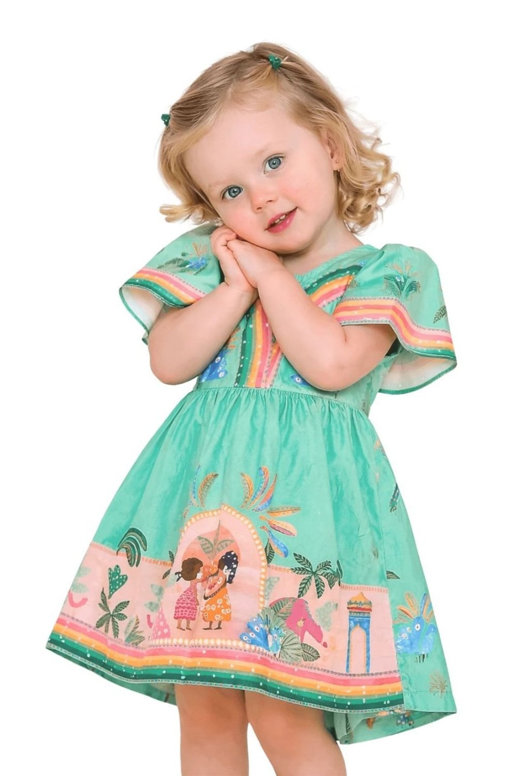 Infantil - ALPHABETO Vestido e Calcinha - Castelo das Índias