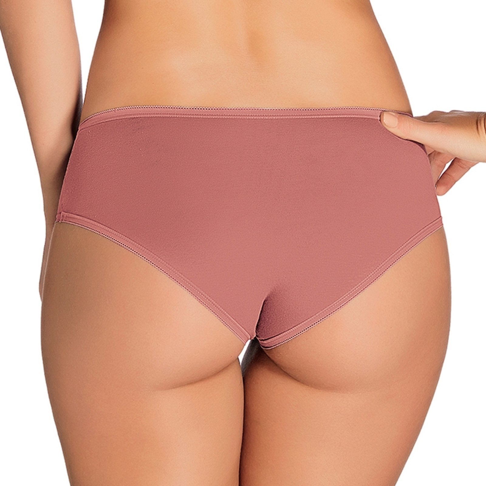 Vista 3 Calcinha Biquíni Basic Midi Sloggi 24529 Vermelho bege Sloggi bege