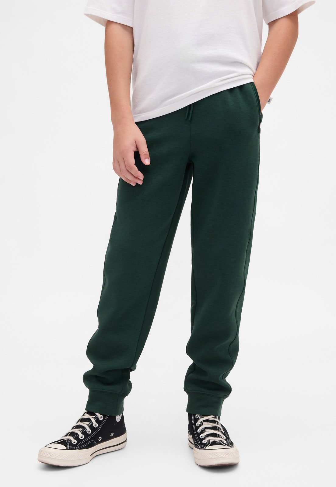 Infantil - Calça GAP Moletom Cintura Média Verde