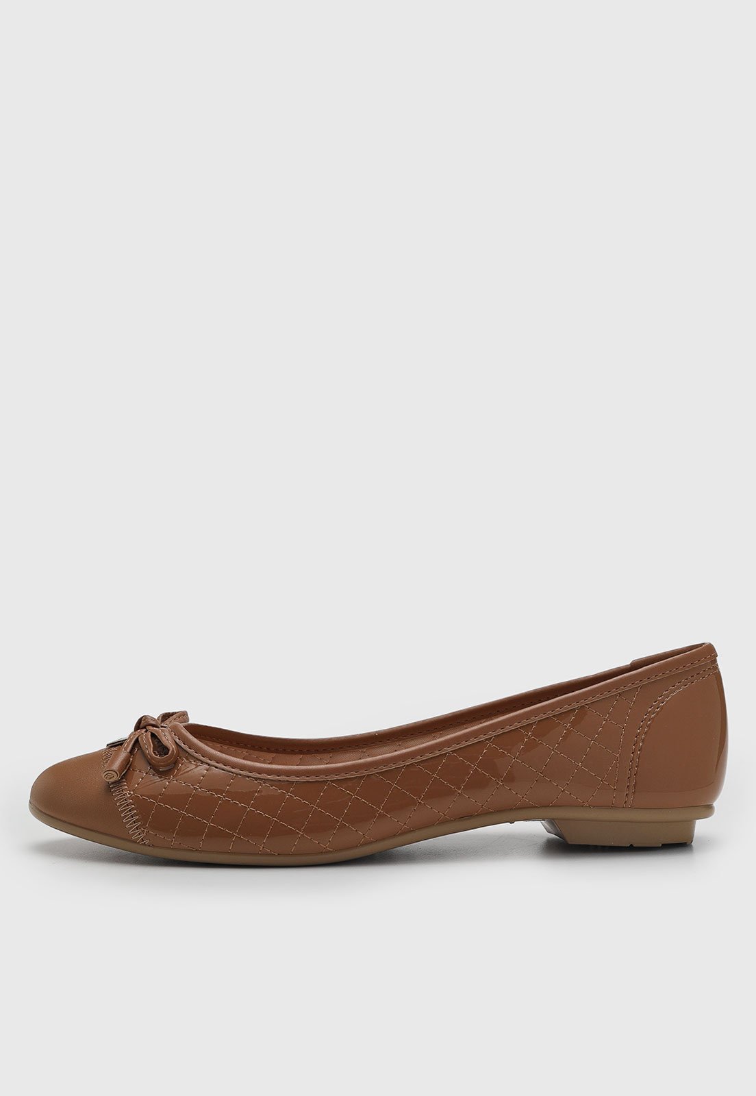 Sapatilha Feminina Moleca Laço Marrom