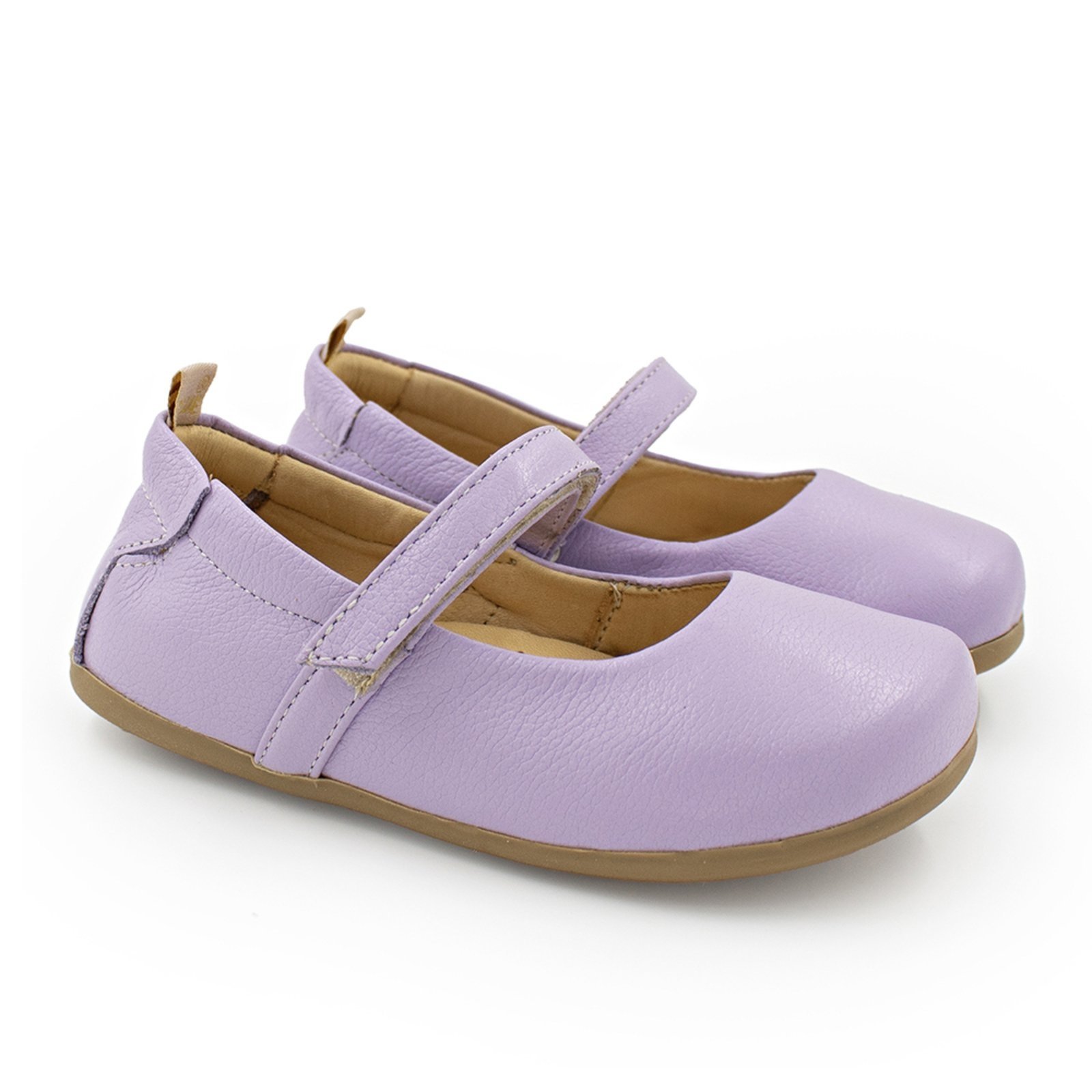 Vista 2 Infantil - Sapatilha Menina Blue Clara Couro Lilas Blue Infantis lilás blue