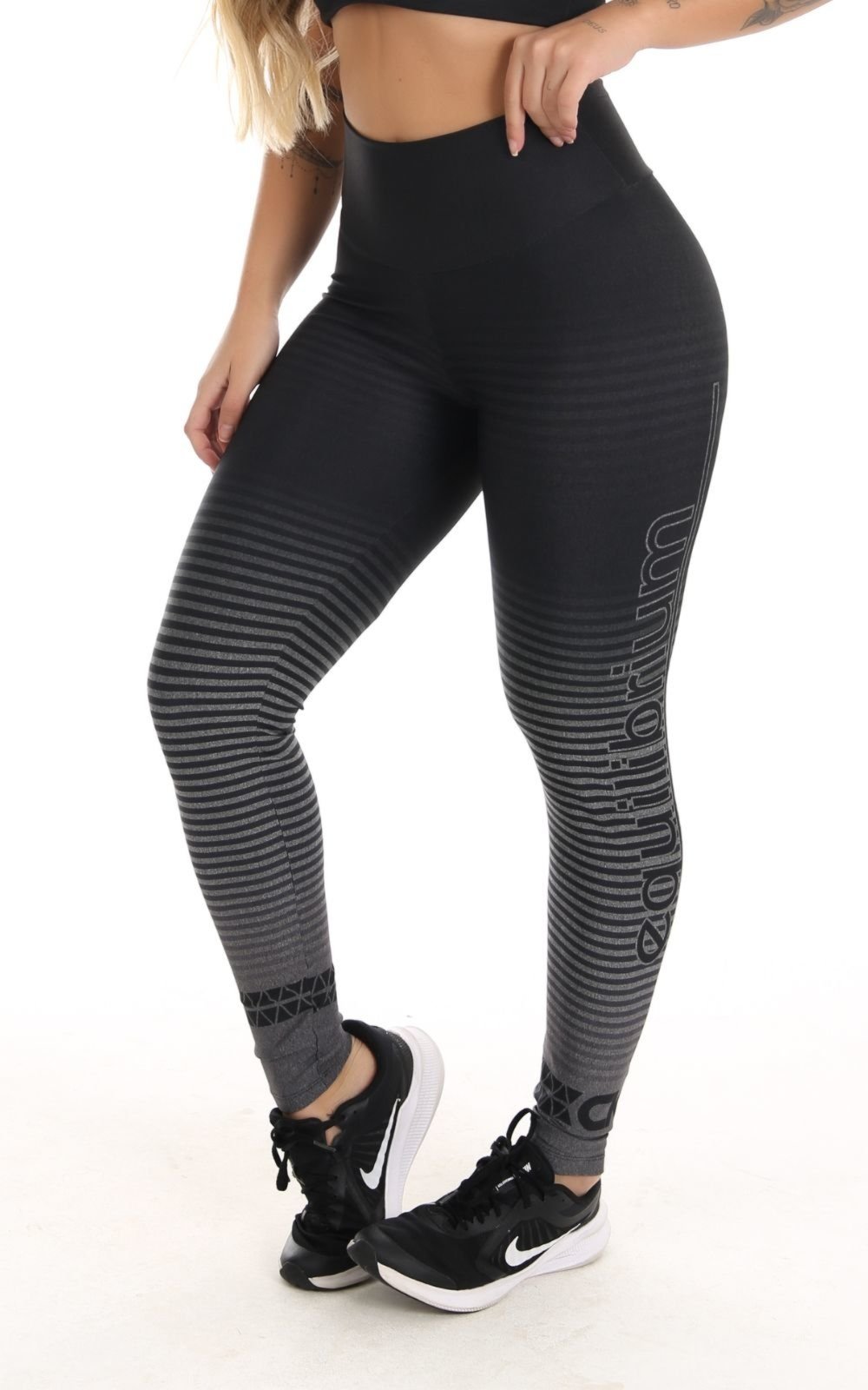 Calça Feminina Legging Academia Equilibrio Zero Transparência