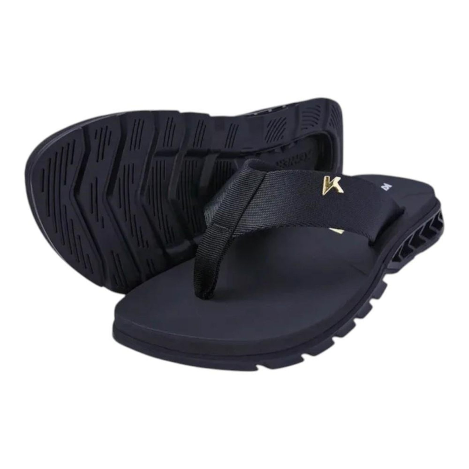 Chinelo Kenner Collab L7nnon Rakka Preto Masculino Preto